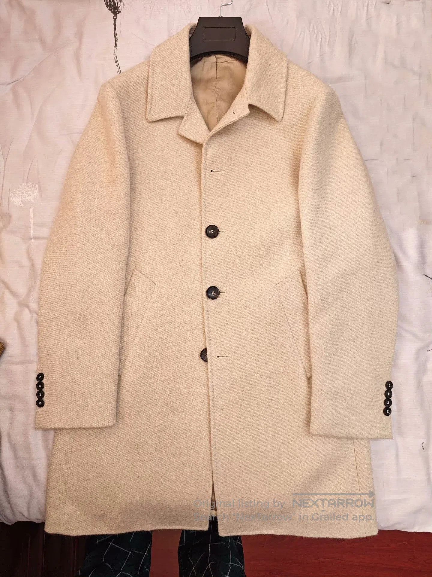 Luciano Barbera Luciano Martina Wool Cashmere Overcoat. Size US M / EU 48-50 / 2 - 5 Thumbnail