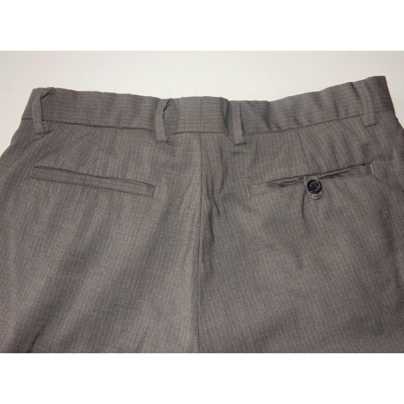 Banana Republic Banana Republic Men's Dress Pants Flat Front Size 32x30 Gray Business Office Formal Size US 32 / EU 48 - 2 Thumbnail
