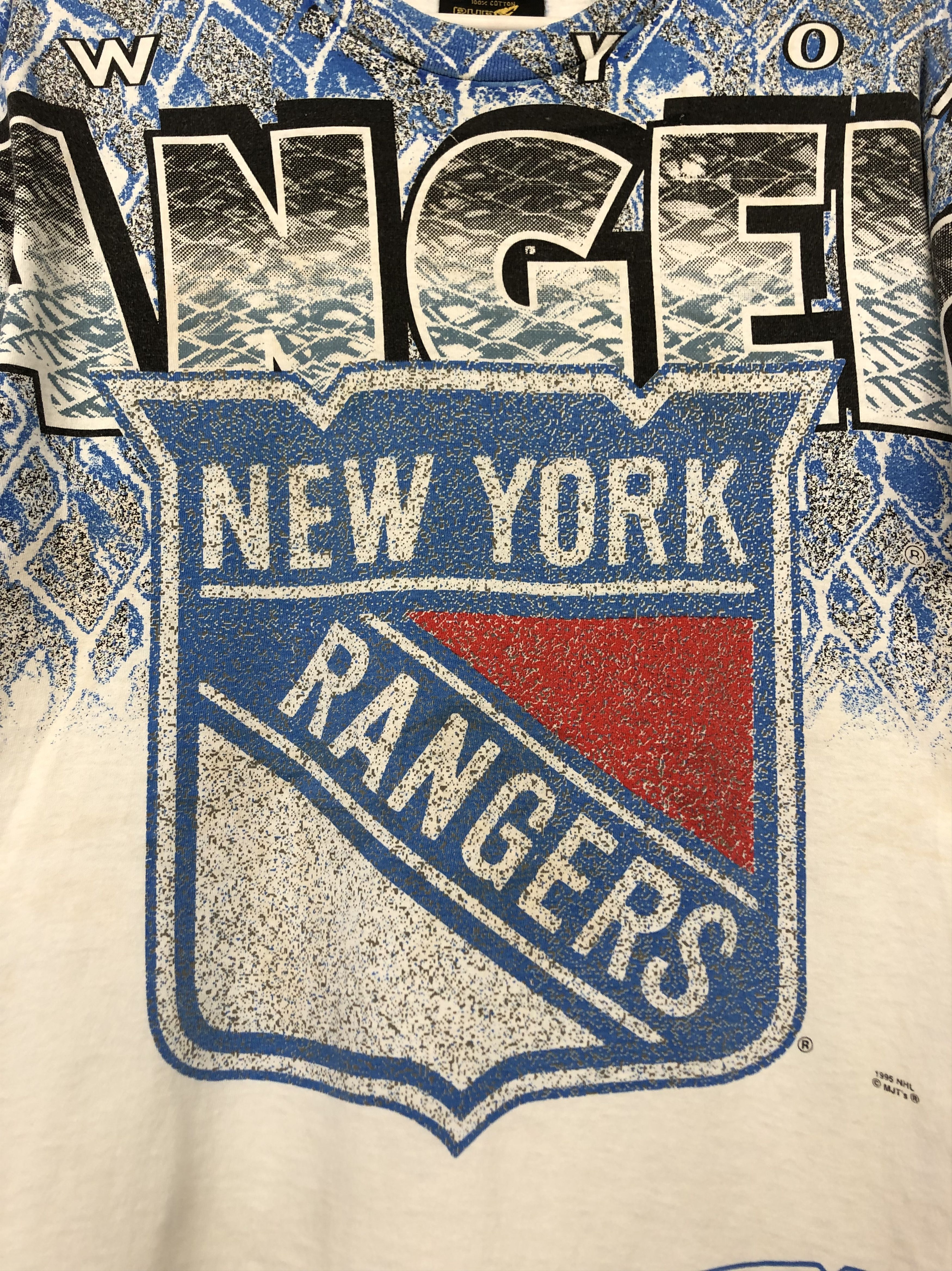 Vintage Vintage New York Rangers NHL Shirt Over Print Mens Tee Size US M / EU 48-50 / 2 - 5 Thumbnail