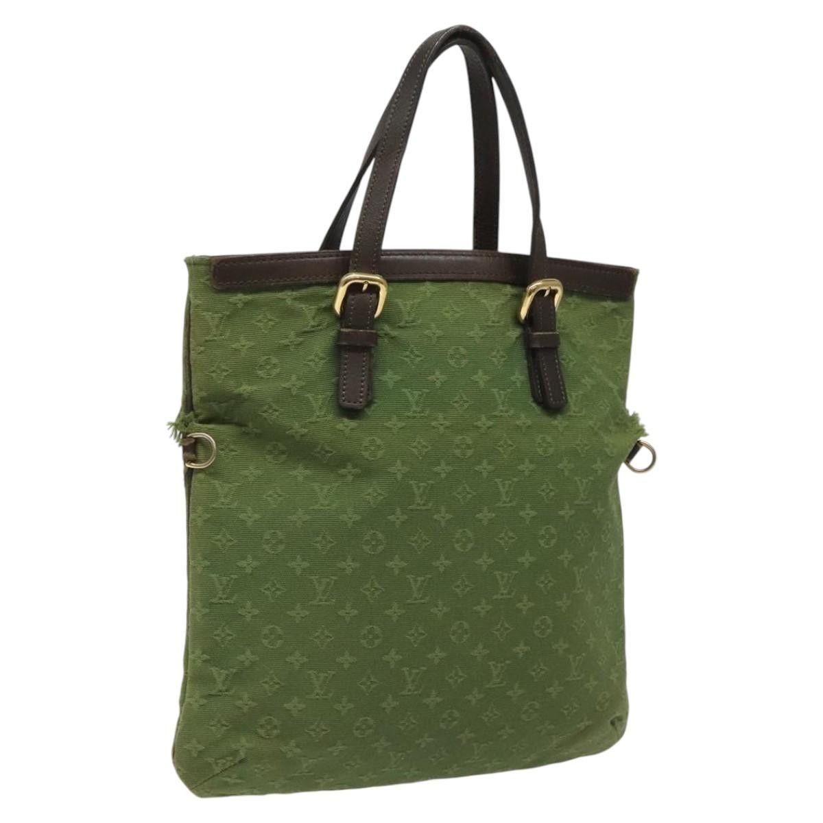 LOUIS VUITTON Monogram Mini Françoise Tote Bag Tst Khaki
