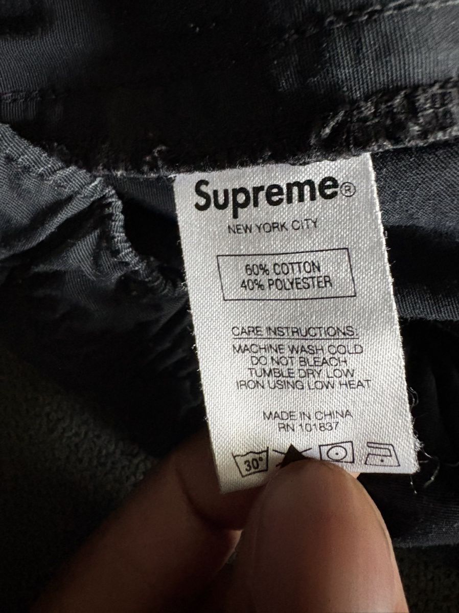 Supreme × Timberland Supreme x Timberland Reflective Taping Track Pant 'Black' Size US 32 / EU 48 - 4 Thumbnail