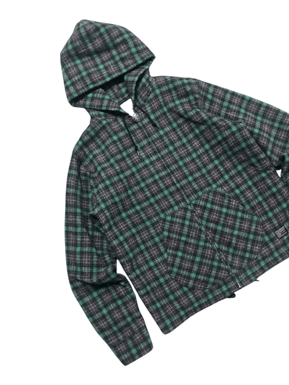 Japanese Brand Vintage Cootie Production Plaid Hooded Zipper Jacket Wool Size US M / EU 48-50 / 2 - 4 Thumbnail