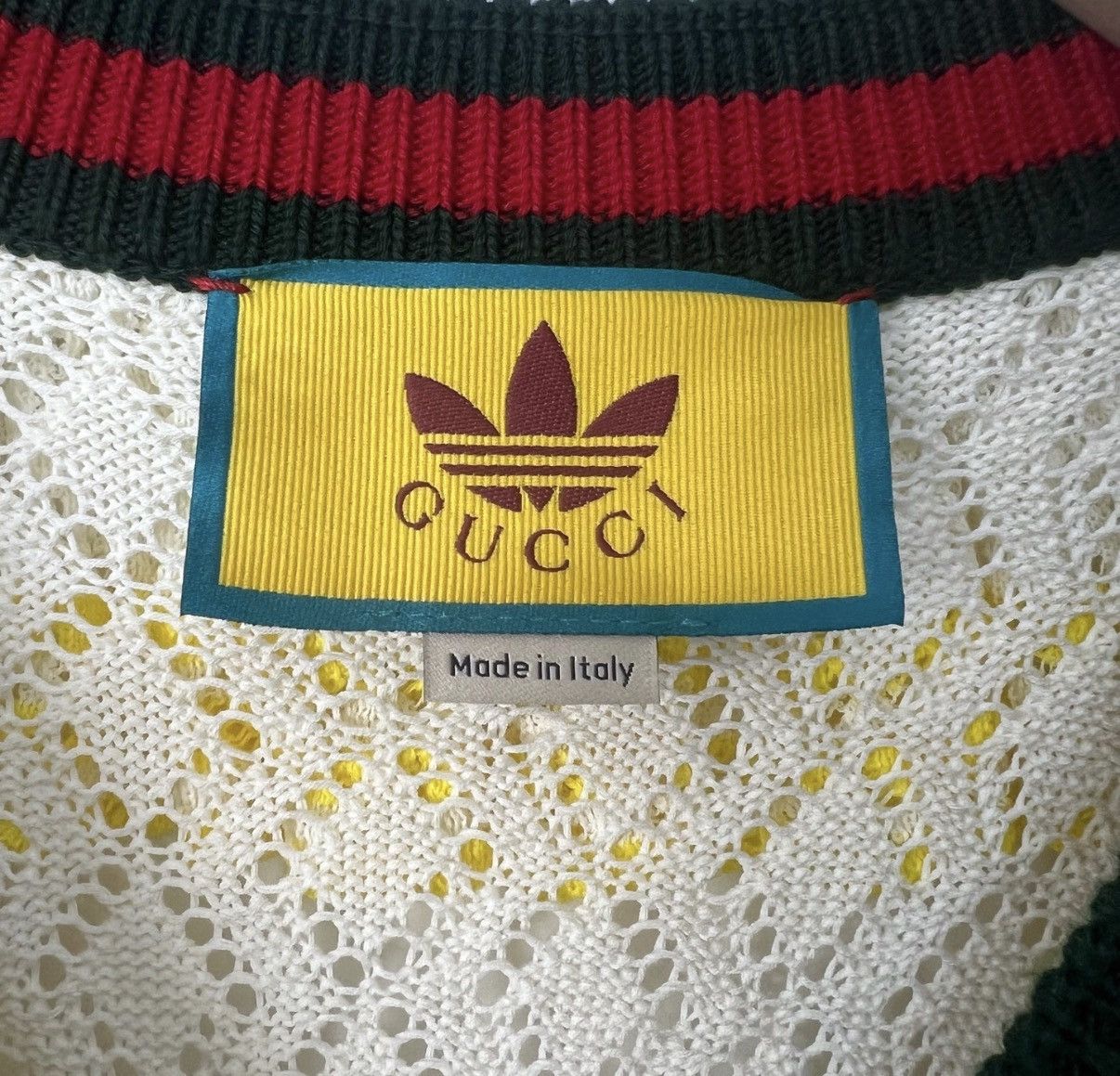Gucci Gucci x Adidas Red & Green Knit Pleated Dress K12 Size S / US 4 / IT 40 - 4 Thumbnail