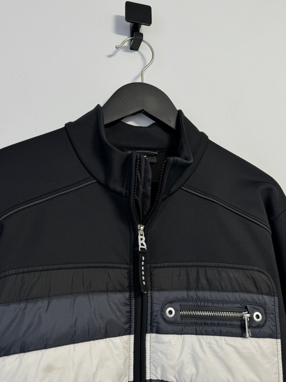 Bogner Bogner Zip Jacket Quilted Front Stripe Trim Lightweight Size US L / EU 52-54 / 3 - 2 Thumbnail