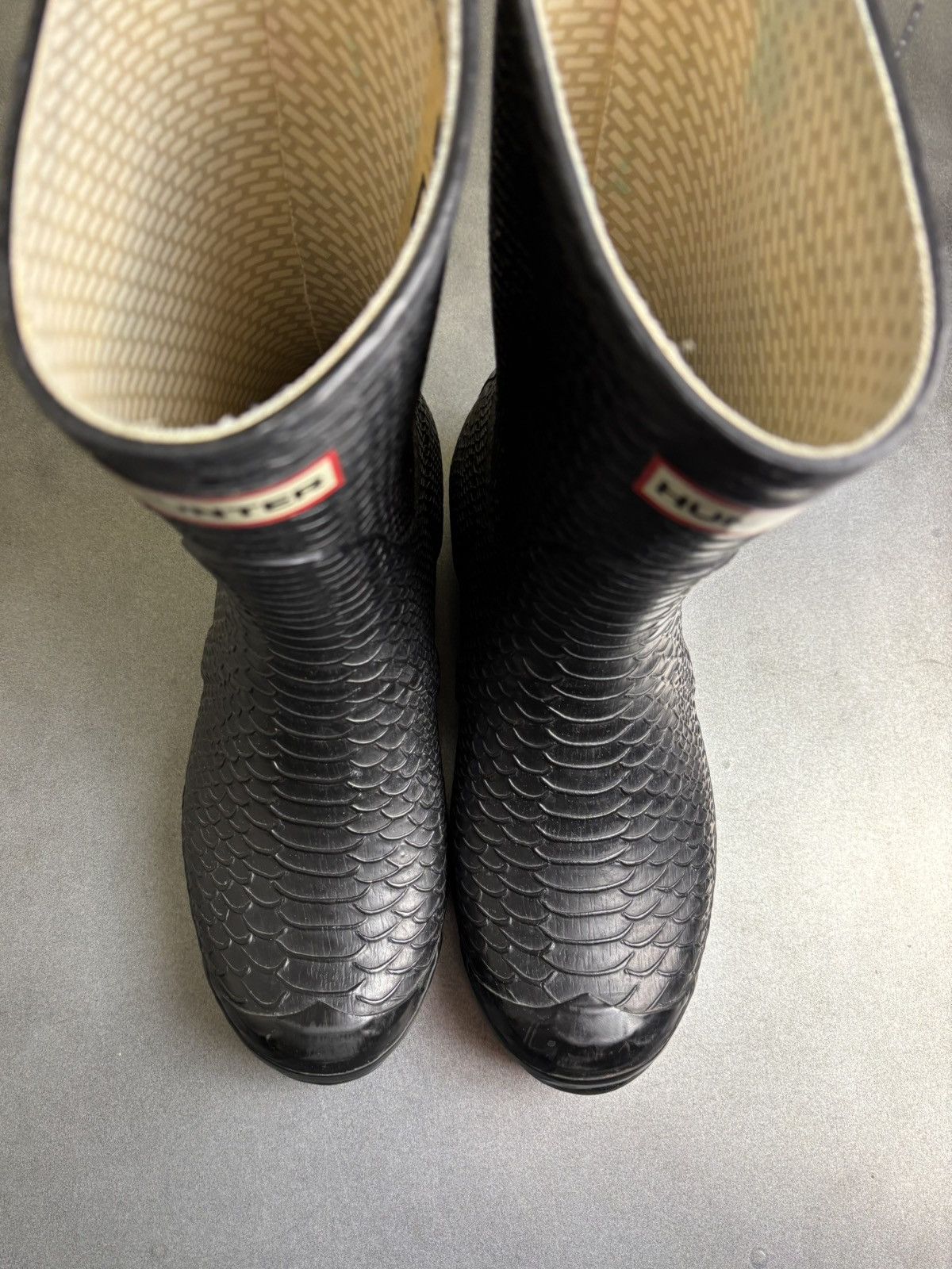 Hunter Hunter Carnaby Boa Short Hunter Boots Rain Snake Rain Rubber Size US 7 / IT 37 - 10 Thumbnail