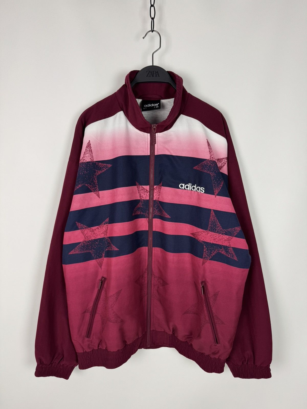 Adidas 1990’s Vintage Adidas Stars Track Jacket Size US L / EU 52-54 / 3 - 4 Thumbnail