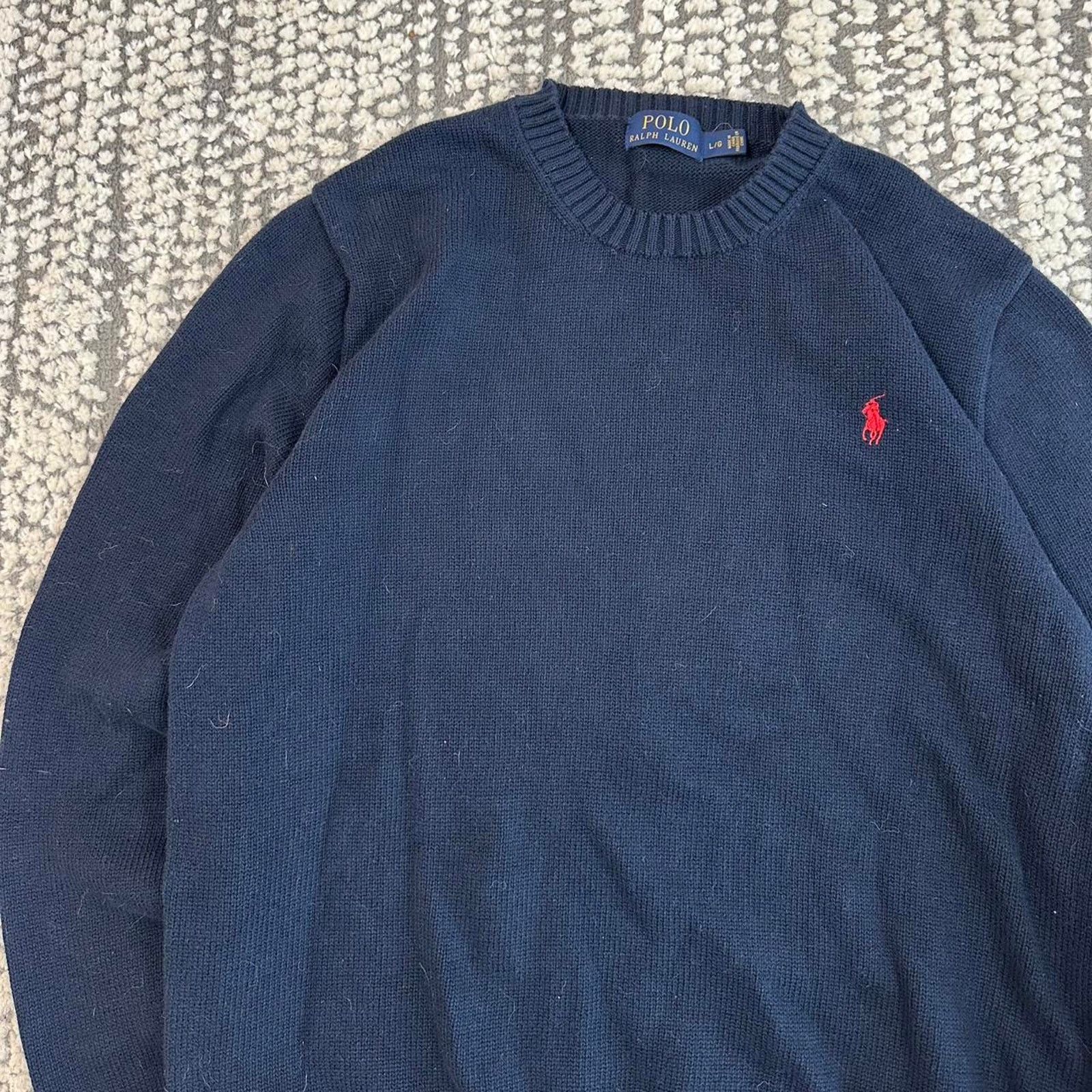 Polo Ralph Lauren × Vintage Polo Ralph Lauren Knit Sweater Size US L / EU 52-54 / 3 - 2 Thumbnail