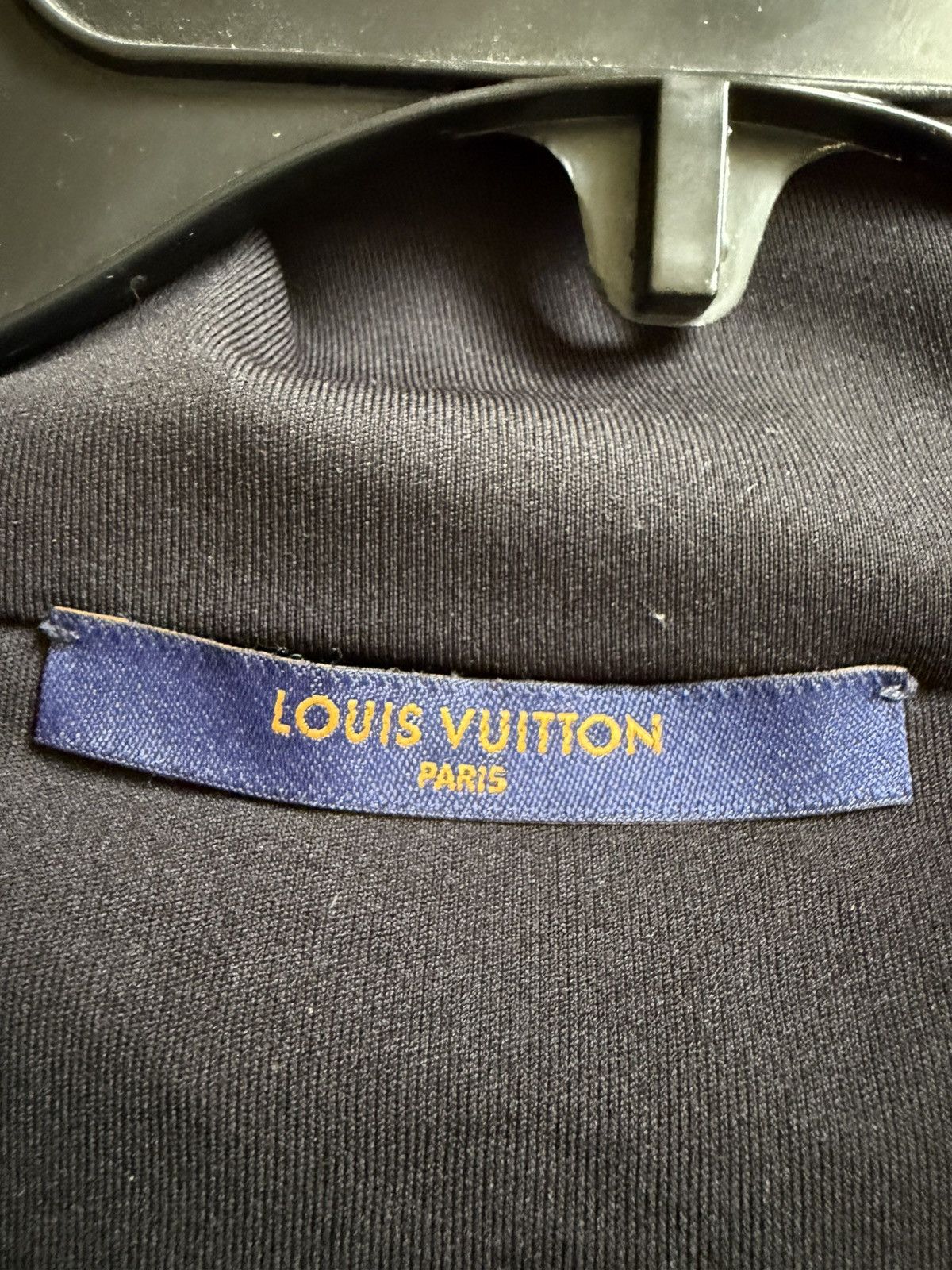 Louis Vuitton Louis Vuitton Black Monogram Zip-Up Hoodie Jacket Size US XL / EU 56 / 4 - 4 Thumbnail