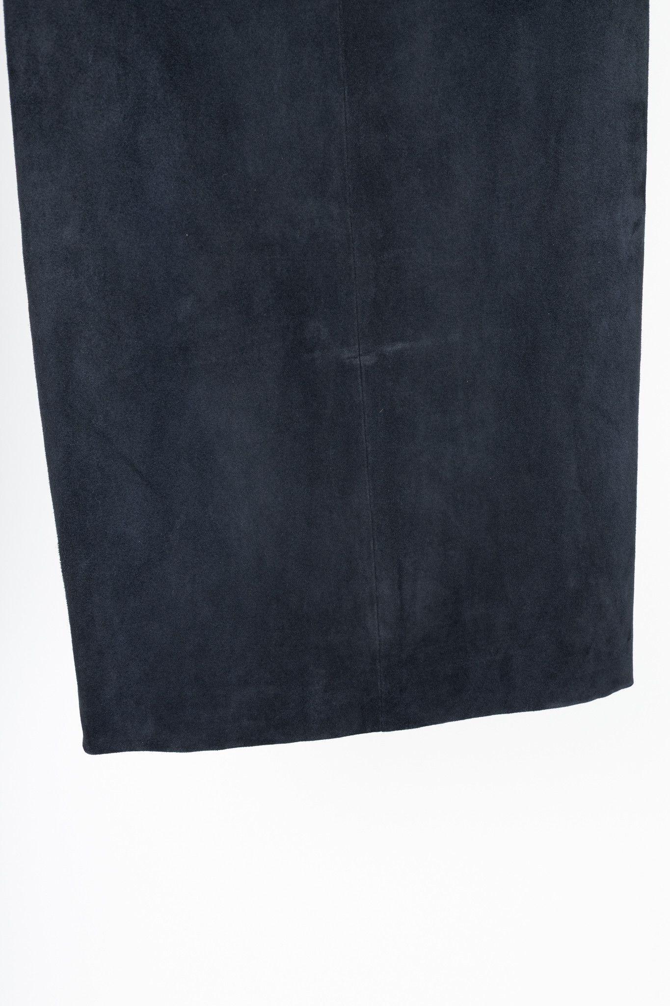Brunello Cucinelli Brunello Cucinelli AW/16 Navy Suede Pencil Skirt Size 27" / US 4 / IT 40 - 5 Thumbnail