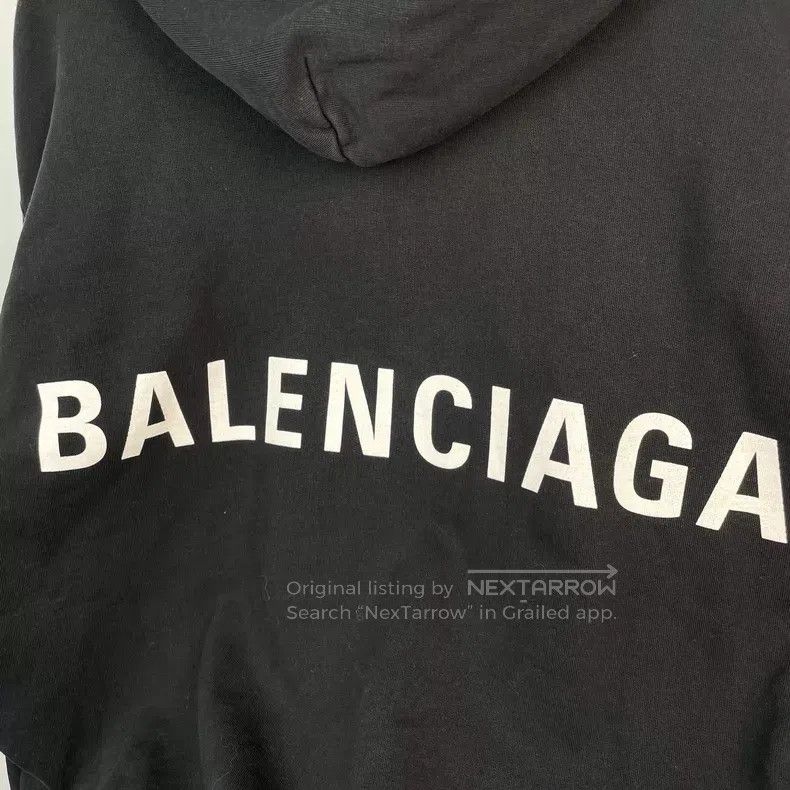 Balenciaga Balenciaga Black hooded sweatshirt Size US M / EU 48-50 / 2 - 3 Thumbnail