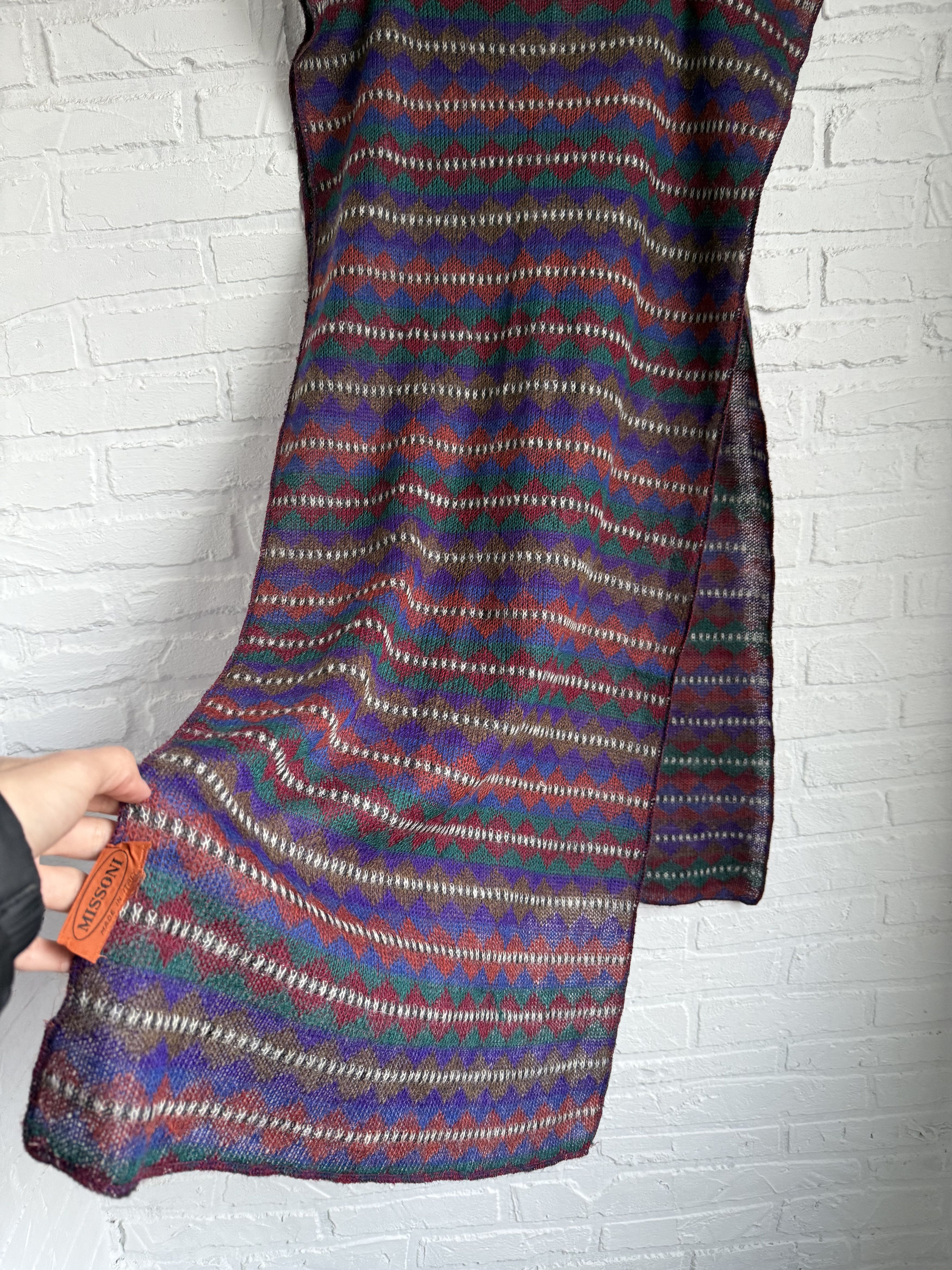 Missoni Vintage 90s Missoni wool mohair scarf Size ONE SIZE - 4 Thumbnail