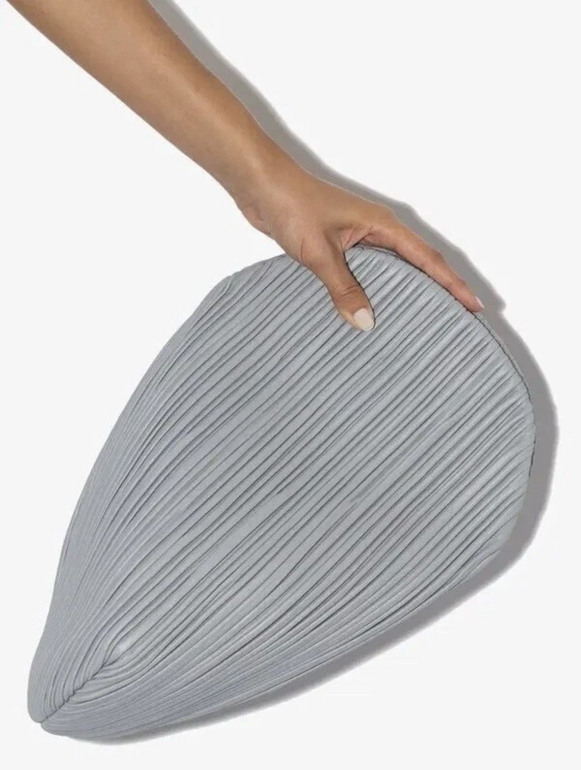 NEOUS RARE NEOUS Grey Pluto Leather Clutch Bag Size ONE SIZE - 1 Thumbnail