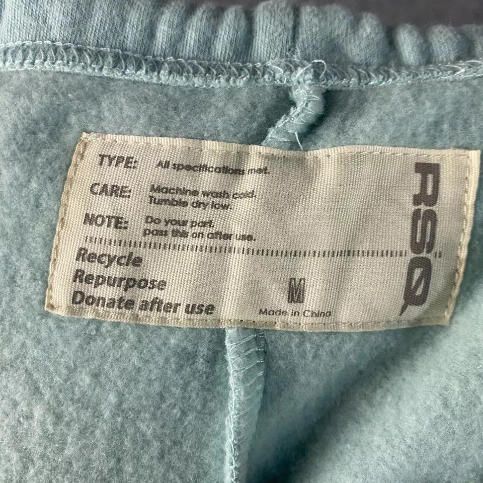 Rsq RSQ Sweatpants Women's Medium Blue Cotton Blend Elastic M Size 28" / US 6 / IT 42 - 8 Thumbnail