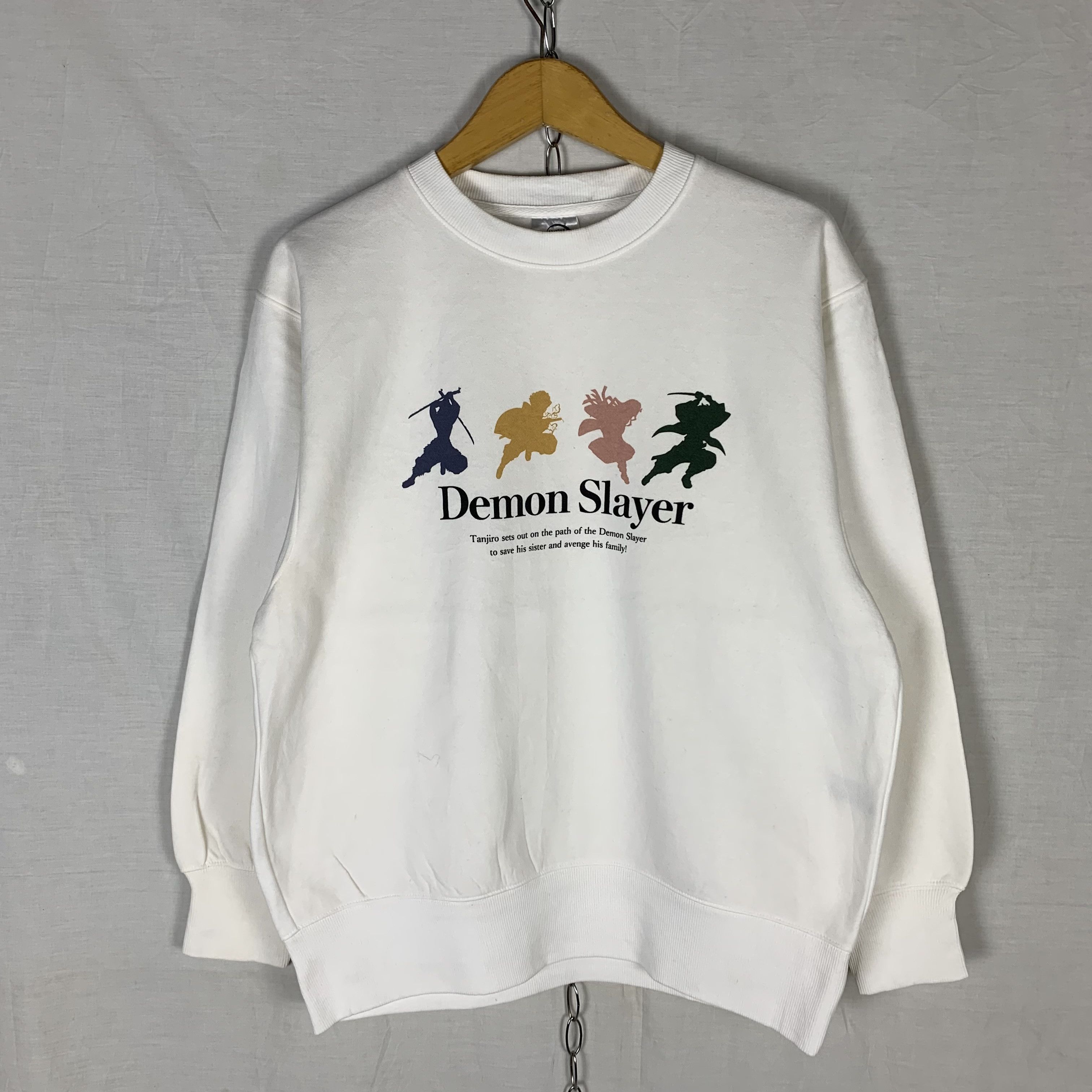 Anime Demon Slayer Kimetsu No Yaiba Anime Sweatshirt Crewneck Size US M / EU 48-50 / 2 - 1 Thumbnail