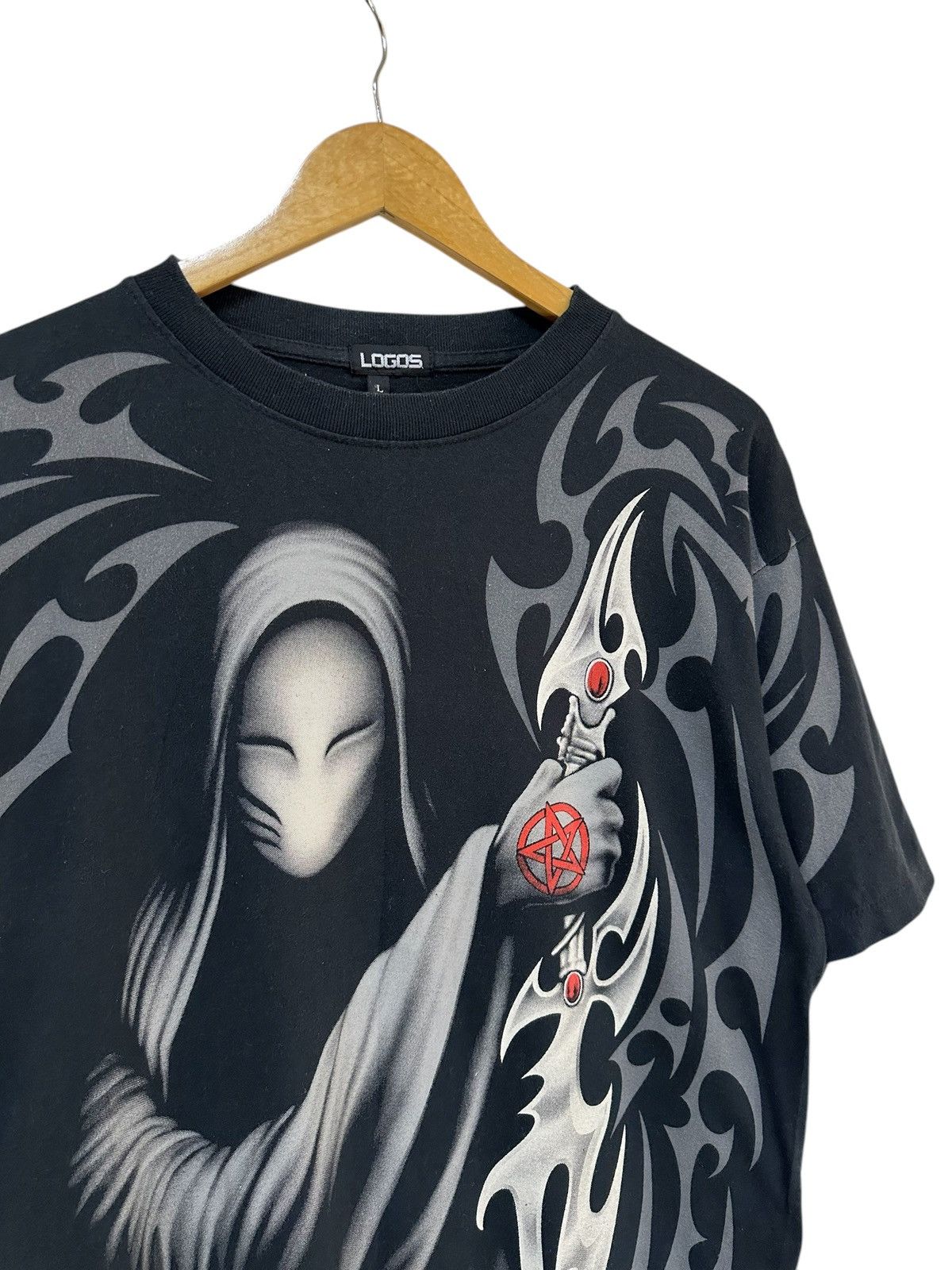 Anime Vintage 90s fly beans anime japan full print Size US L / EU 52-54 / 3 - 4 Thumbnail