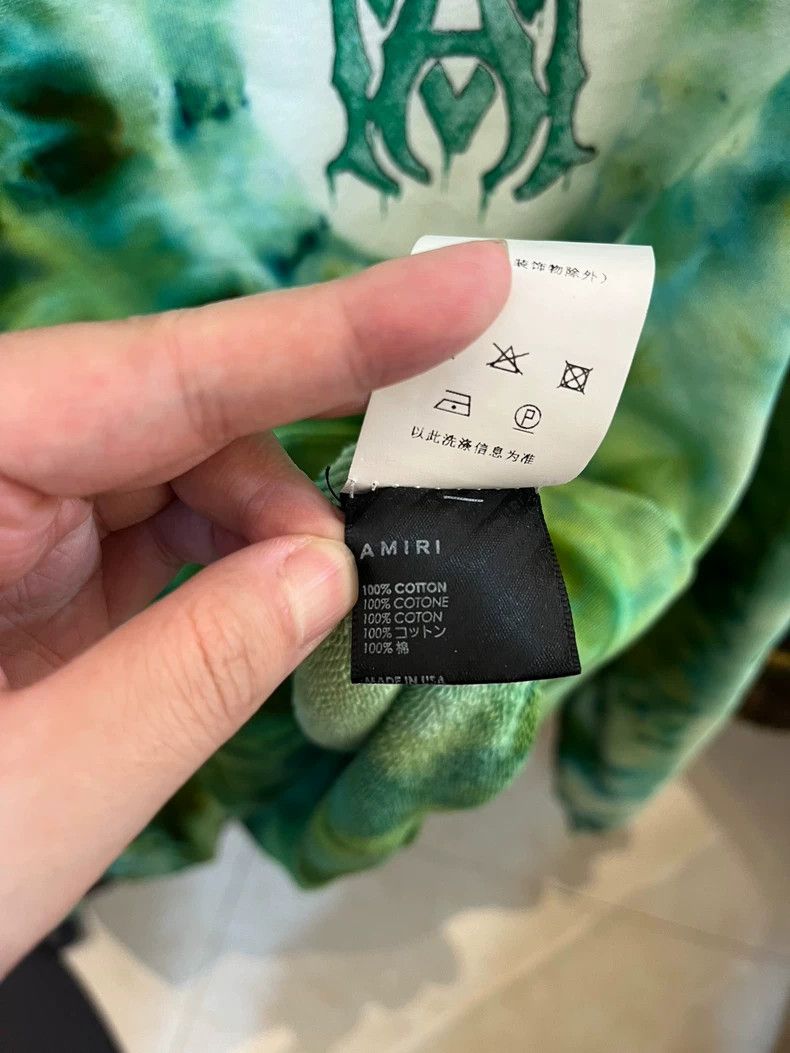 Amiri Amiri Green tie-dye hoodie 2501-Nextarrow Size US M / EU 48-50 / 2 - 4 Thumbnail