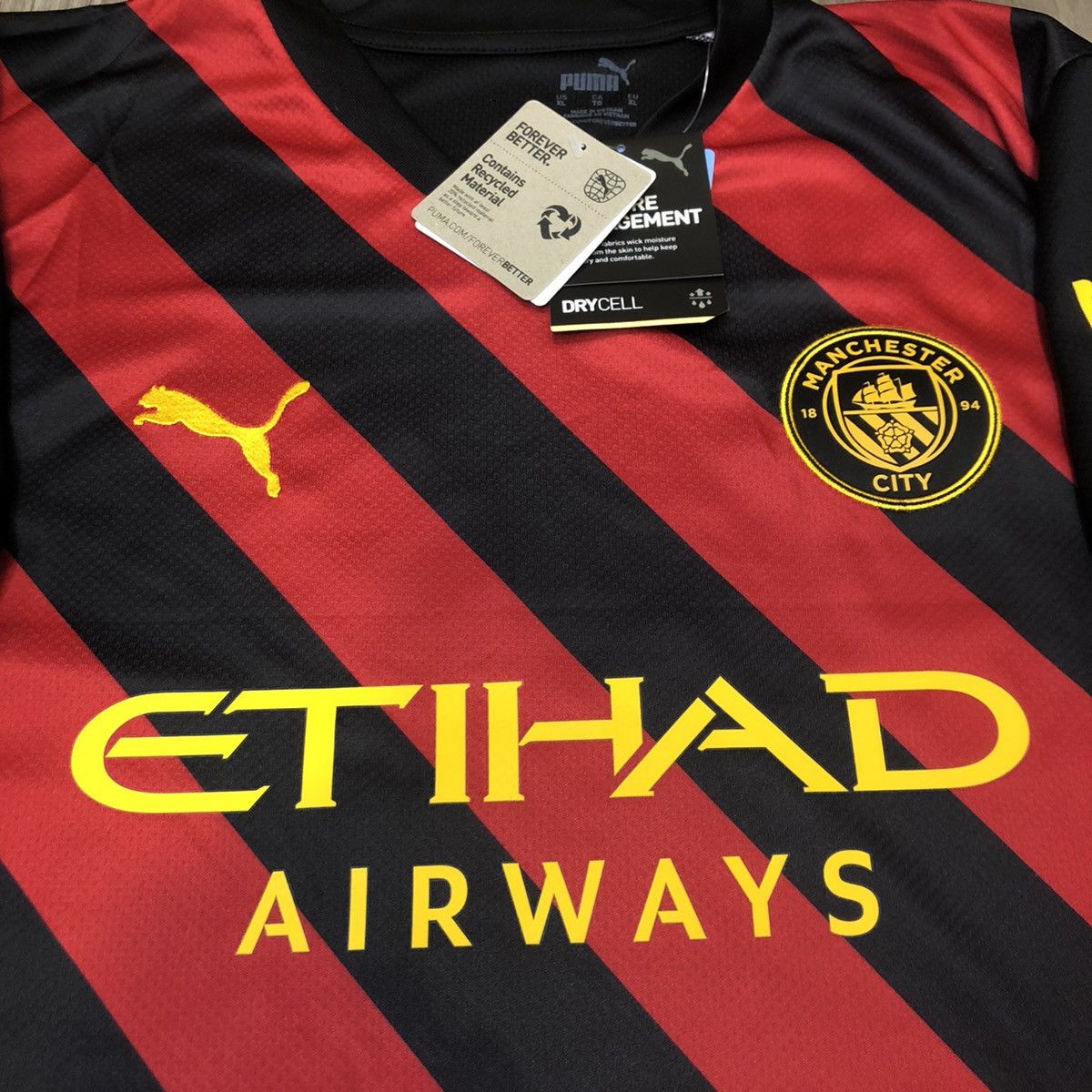 Puma Manchester City 22/23 C/L away shirt #20 Bernardo (Bnwt) Size US XL / EU 56 / 4 - 4 Thumbnail