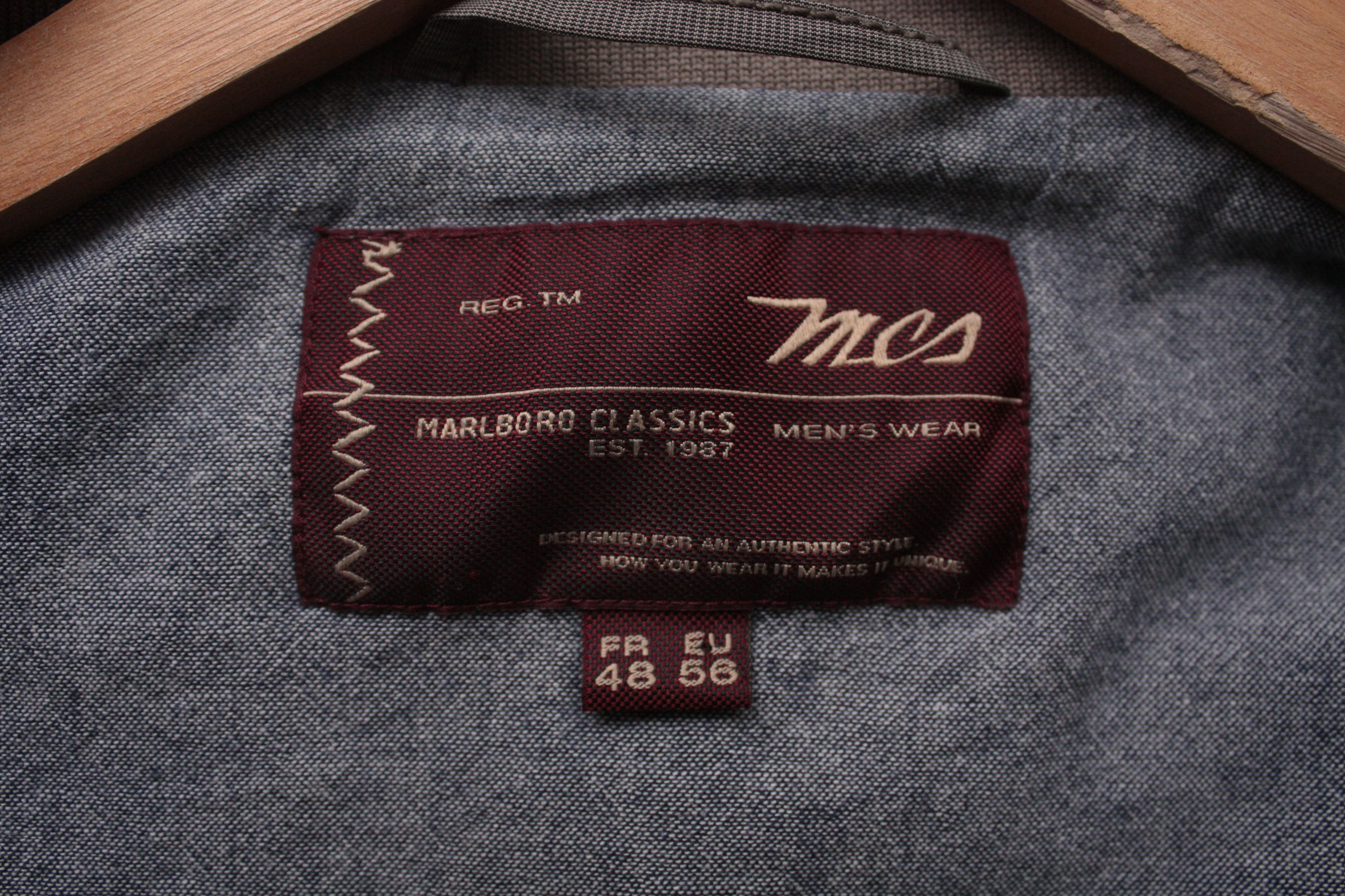 Marlboro Classics Marlboro Classics Grey Nylon Lightweight Jacket Men's 56 Size US XL / EU 56 / 4 - 7 Thumbnail