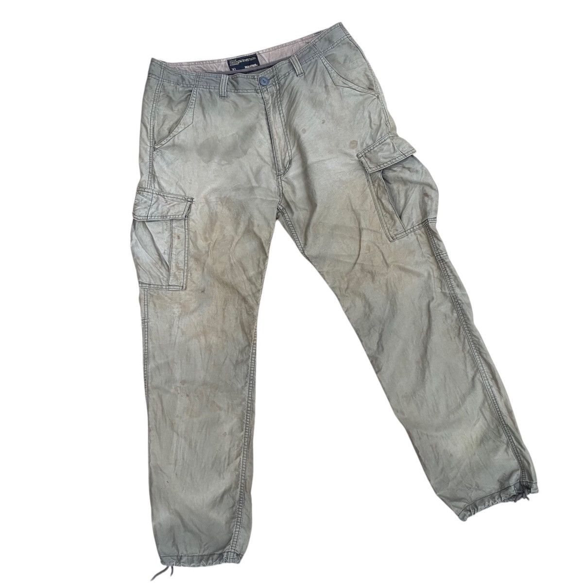 Designer × Japanese Brand Back Number Tactical Multipocket Cargo Pants Drawstrings Size US 36 / EU 52 - 1 Thumbnail