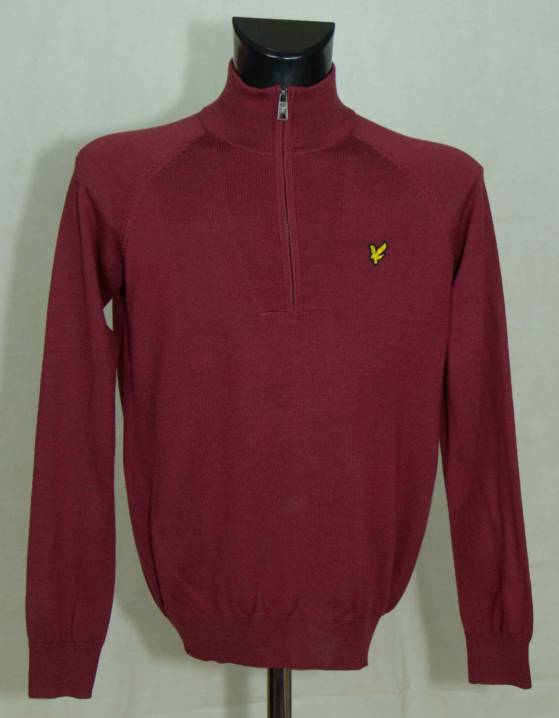 Lyle & Scott LYLE AND SCOTT JUMPER ZIP NECK WOOL SIZE S-M ( LABEL S) Size US S / EU 44-46 / 1 - 1 Thumbnail