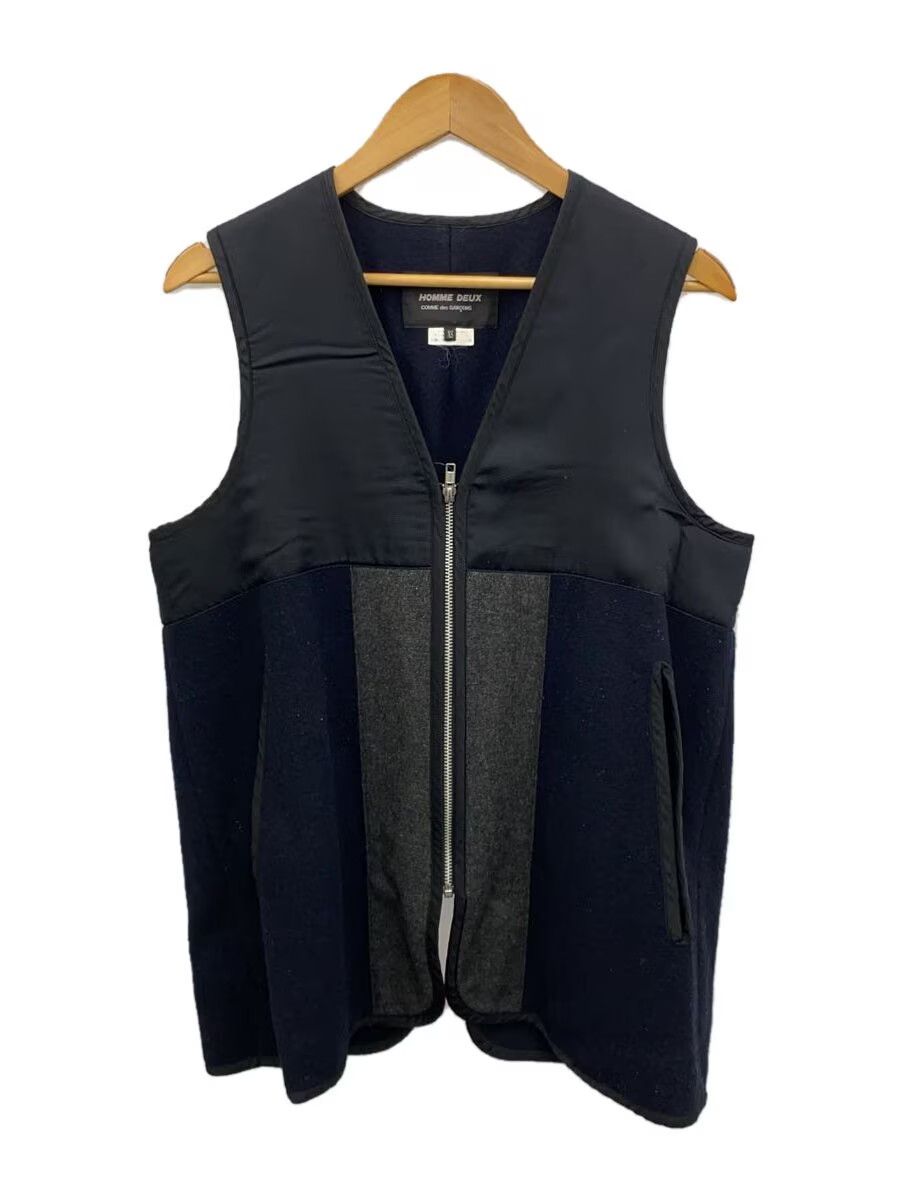 Comme des Garcons × Comme des Garcons Homme Deux Reconstructed Wool Vest Size US XS / EU 42 / 0 - 1 Thumbnail