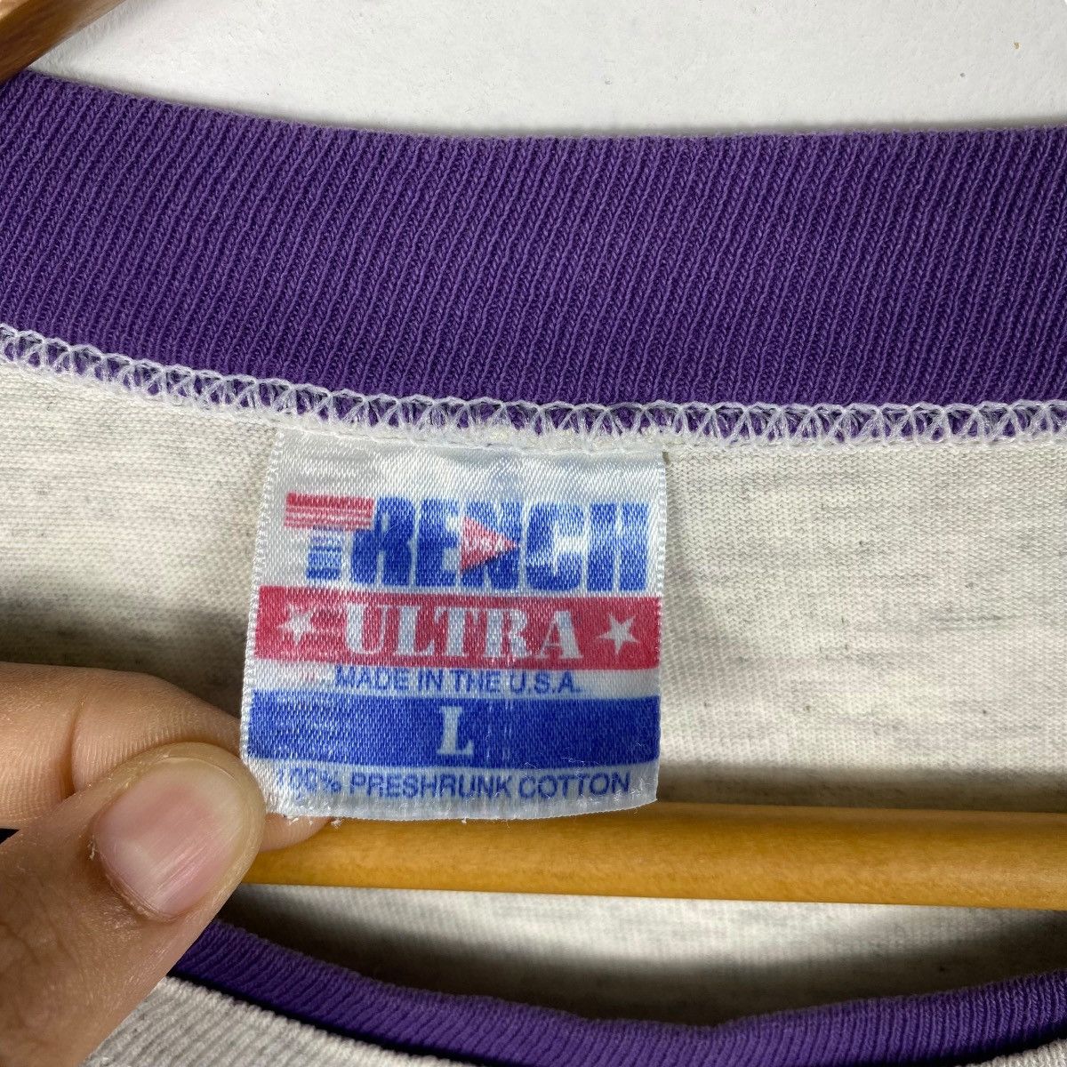NBA Vintage 90's PHOENIX SUNS Double Layered Graphic Tee Shirt Size US L / EU 52-54 / 3 - 7 Thumbnail