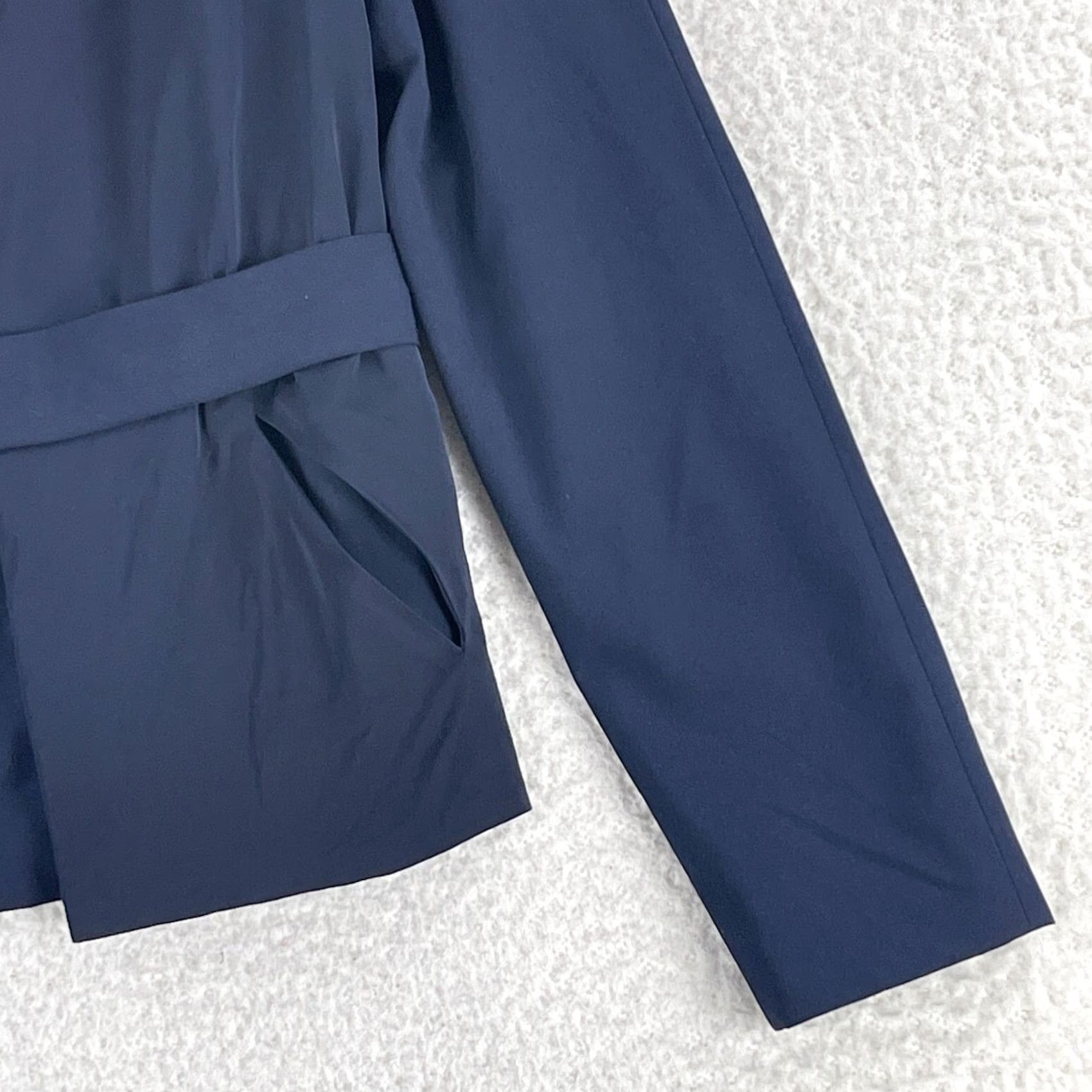 Vintage Valette Blue Zip Front Jacket Womens Long Sleeve Size Medium with Pockets Size M / US 6-8 / IT 42-44 - 4 Thumbnail