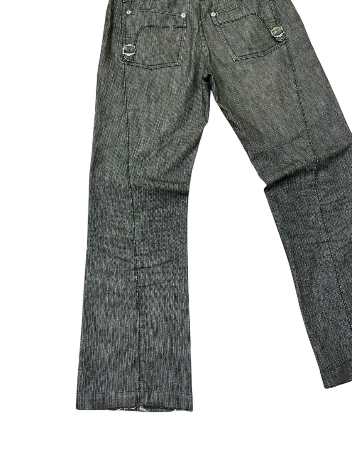 Hysteric Glamour × If Six Was Nine Flare Takiaq.com Asymmetrical Striped Buckle Pocket Pant Size US 33 - 12 Thumbnail
