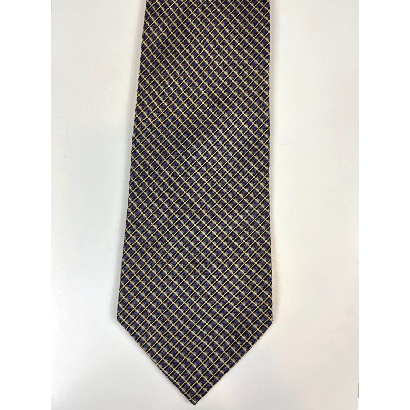 Stefano Ricci VINTAGE Men's Stefano Ricci Silk Tie Check Floral Holographic Made in Italy Size ONE SIZE - 3 Thumbnail