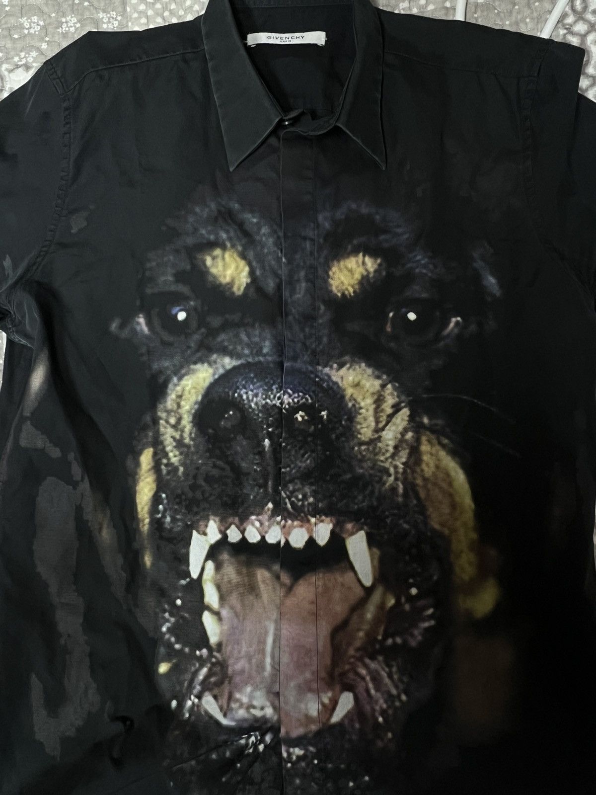 Givenchy Givenchy rottweiler button up shirt 42 Size US L / EU 52-54 / 3 - 3 Thumbnail