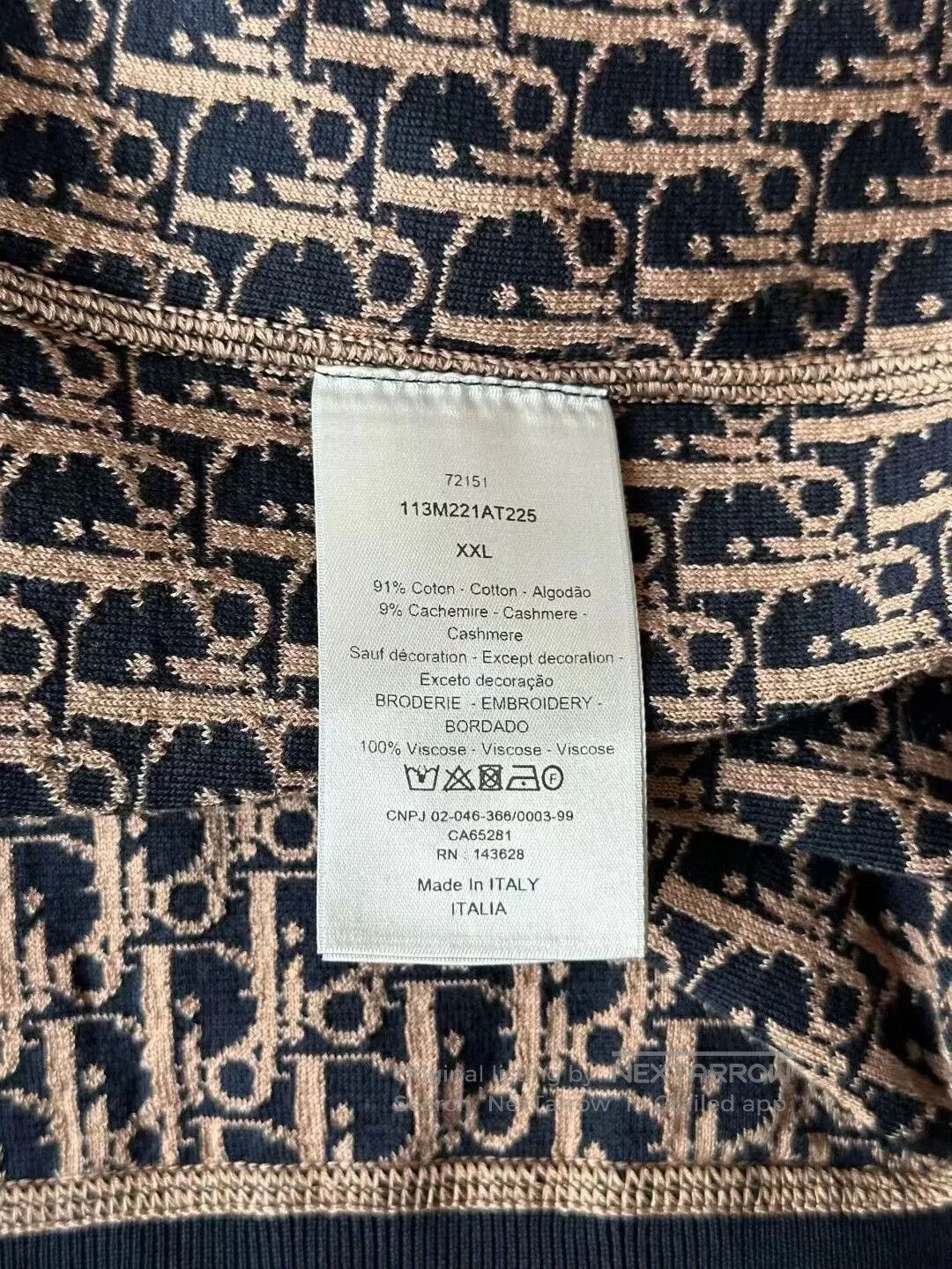 Dior Dior Inner Full Print Coat. Size US XXL / EU 58 / 5 - 4 Thumbnail