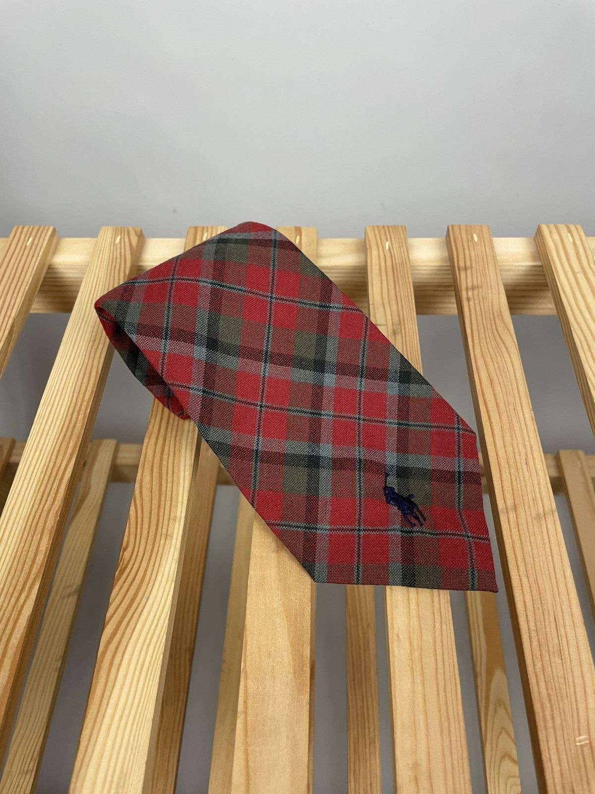 Polo Ralph Lauren Vintage polo ralph lauren wool tie with logo Size ONE SIZE - 1 Thumbnail