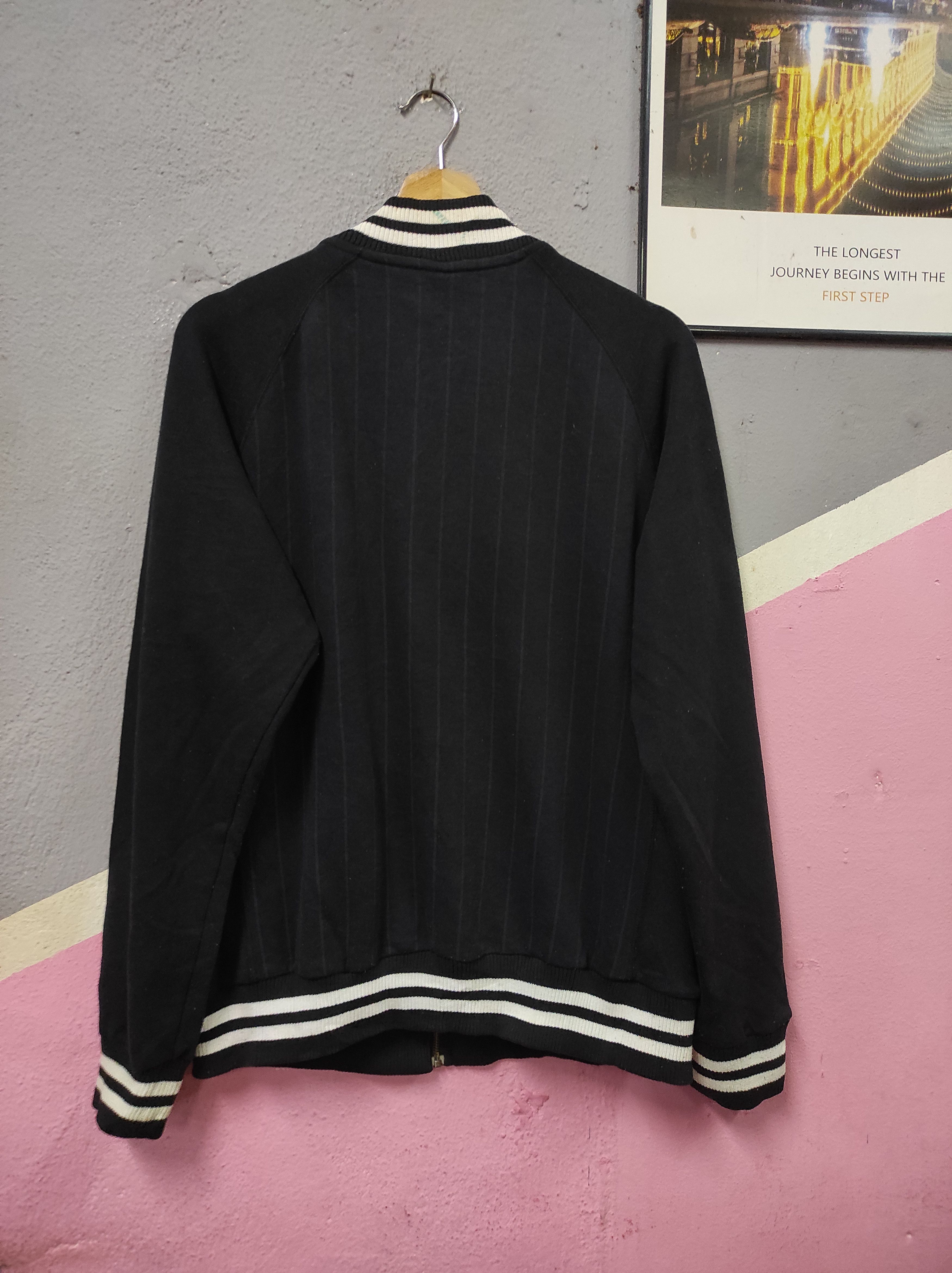 Fila FILA STRIPE BLACK SWEATER JACKET Size US L / EU 52-54 / 3 - 5 Thumbnail