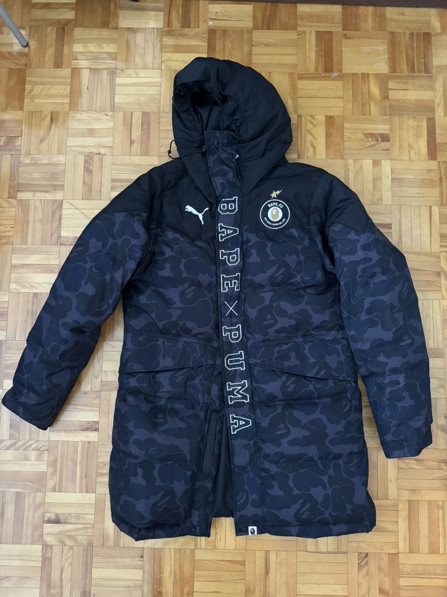 Bape × Puma Bape Puma ABC camo long puffer jacket black Size US M / EU 48-50 / 2 - 1 Thumbnail