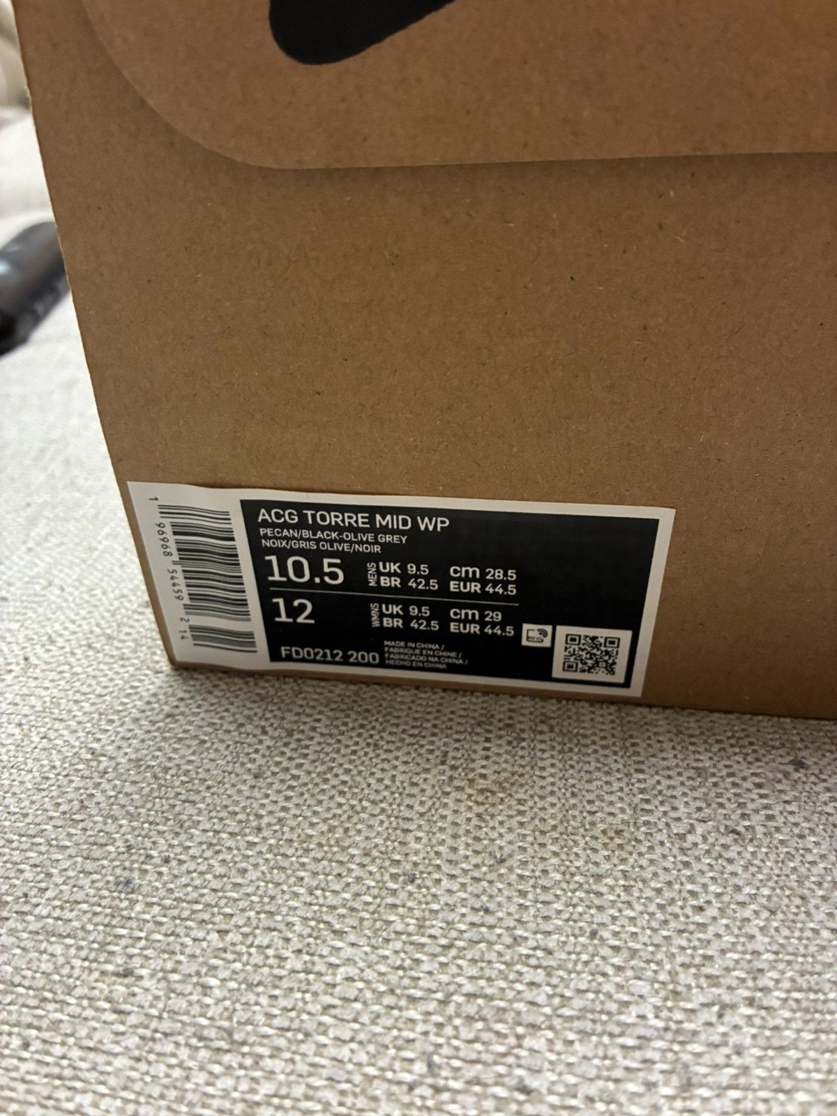 Nike Nike ACG Torre Mid Waterproof Pecan Size US 10.5 / EU 43-44 - 9 Thumbnail