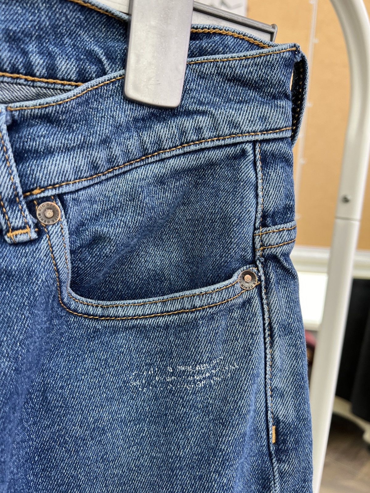 Off-White Vintage Off-White Denim Label Blue Women’s Jeans Size 30" / US 8 / IT 44 - 18 Thumbnail