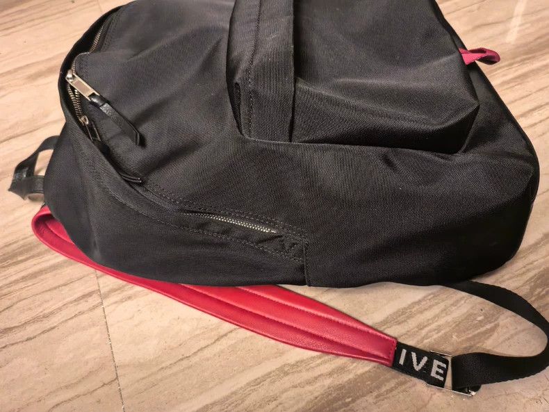 Givenchy Givenchy Cow leather nylon backpack, classic black with co Size ONE SIZE - 3 Thumbnail
