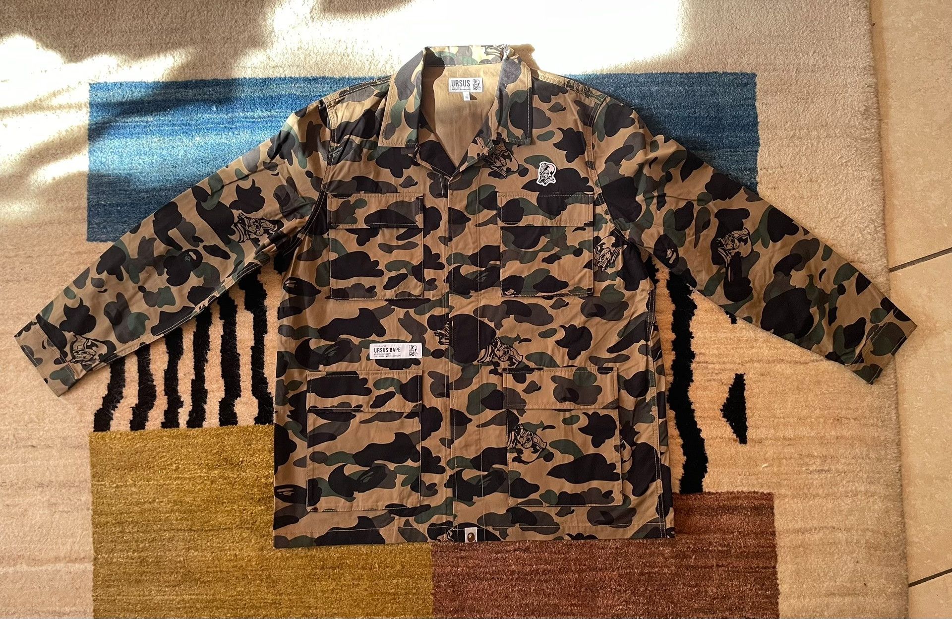 Bape Ursus Camo Cargo Jacket