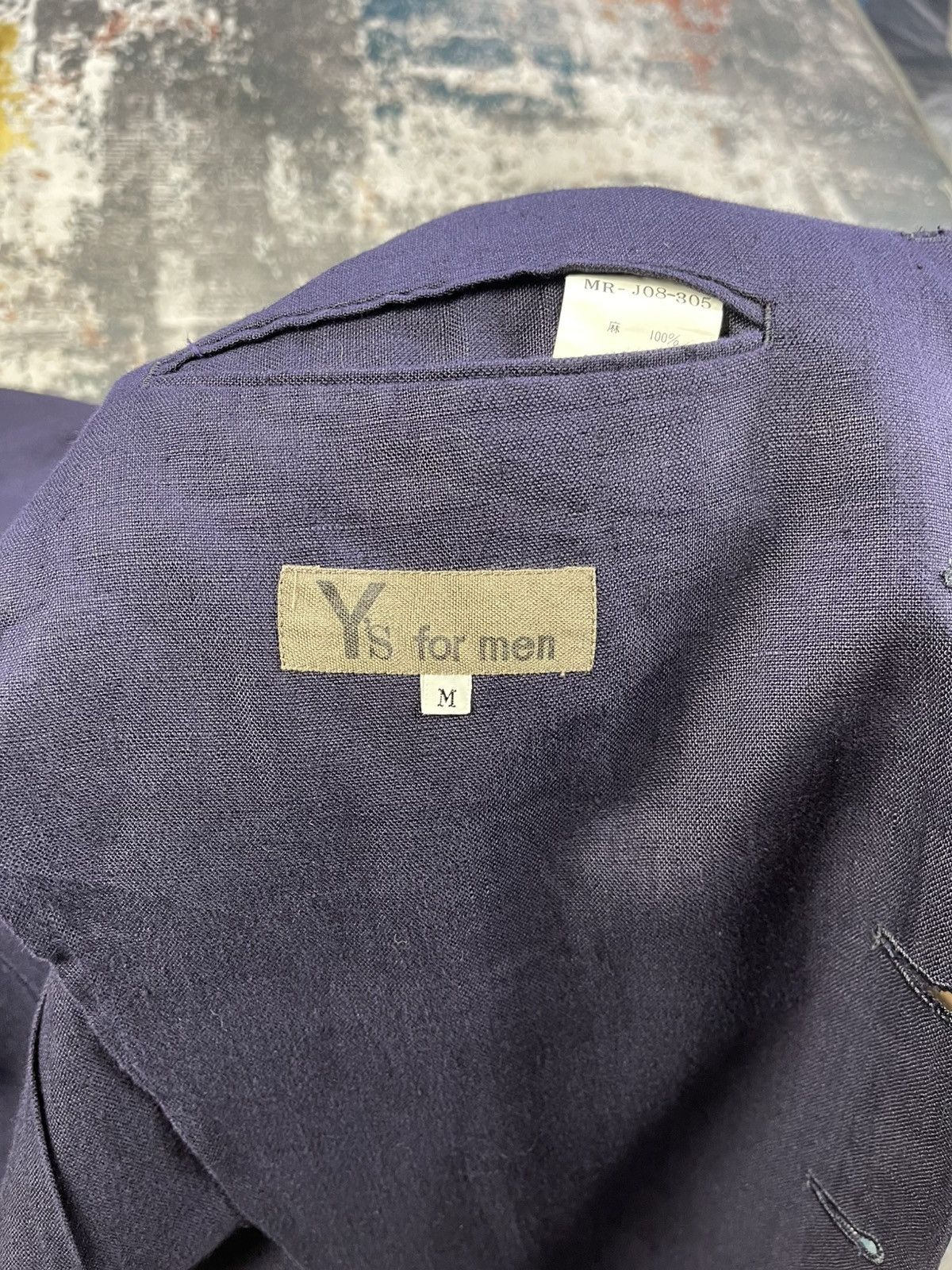 Y's for Men Yohji Yamamoto A/W 2016 Y’s For Men Indigo Hemp Jacket Size US M / EU 48-50 / 2 - 13 Thumbnail