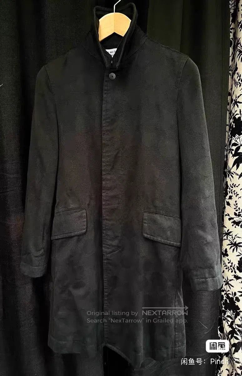 Comme des Garcons Comme des Garcons Dark Patterned Polka Dot Long Coat Size XS / US 0-2 / IT 36-38 - 7 Thumbnail