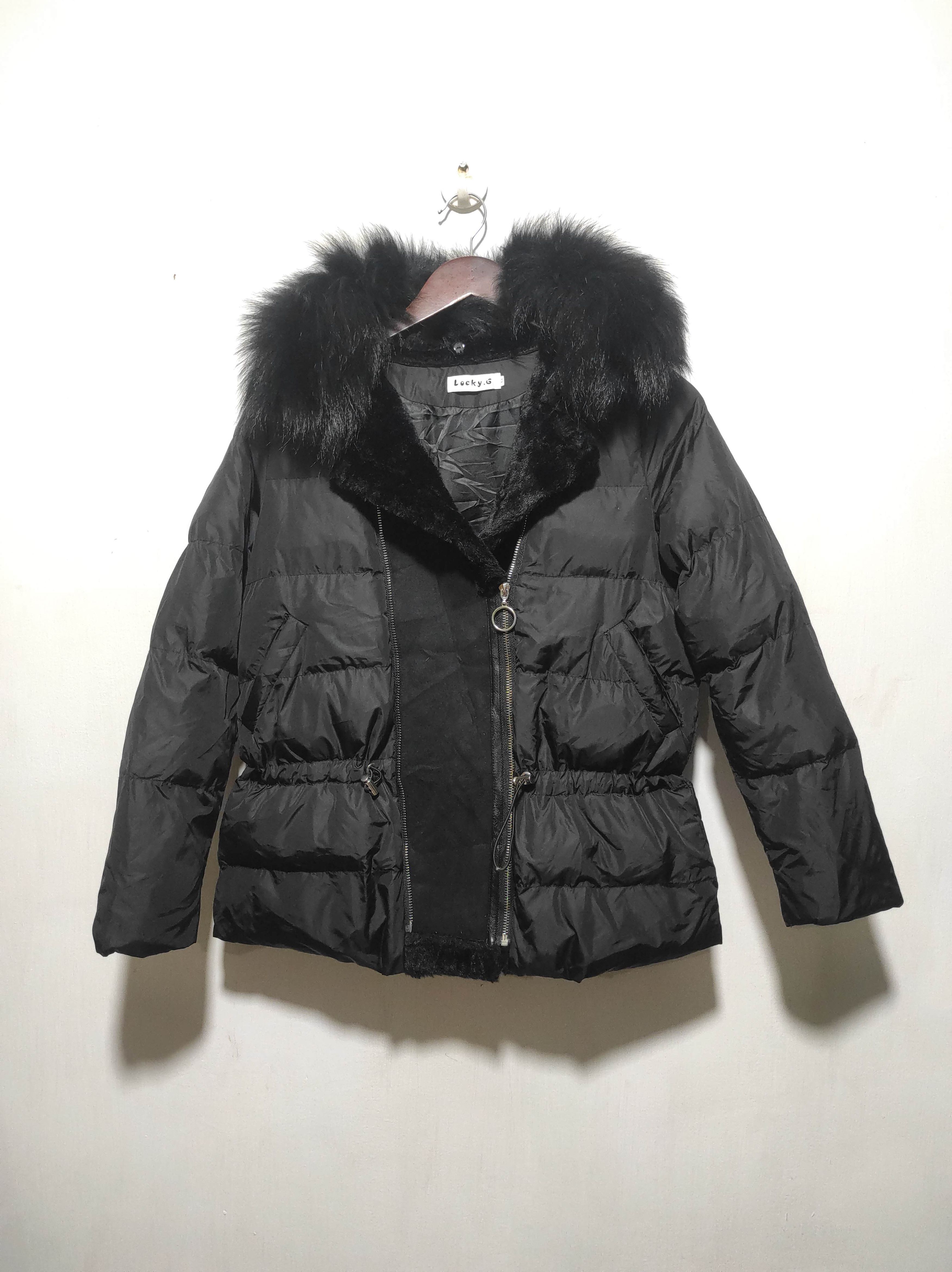 If Six Was Nine Locky.G Puffer Fur Jacket Size M / US 6-8 / IT 42-44 - 6 Thumbnail