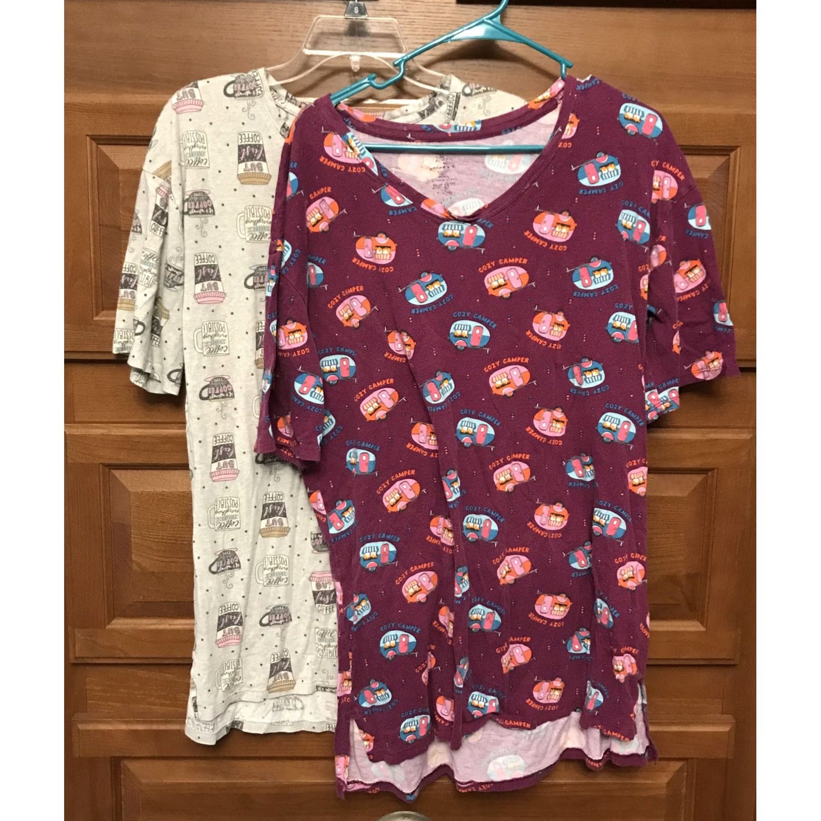 Vintage Sz 6-10 S/M Secret Treasures Camp Cozy Purple Coffee Co Size S / US 4 / IT 40 - 2 Thumbnail