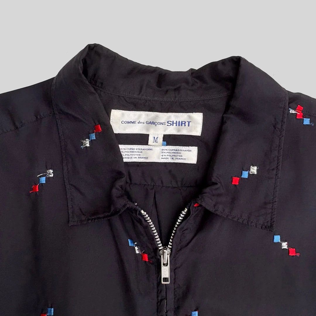Comme des Garcons SHIRT Comme Des Garcons Shirt Designer S/S Zipped Oversized Rare Size US M / EU 48-50 / 2 - 2 Thumbnail