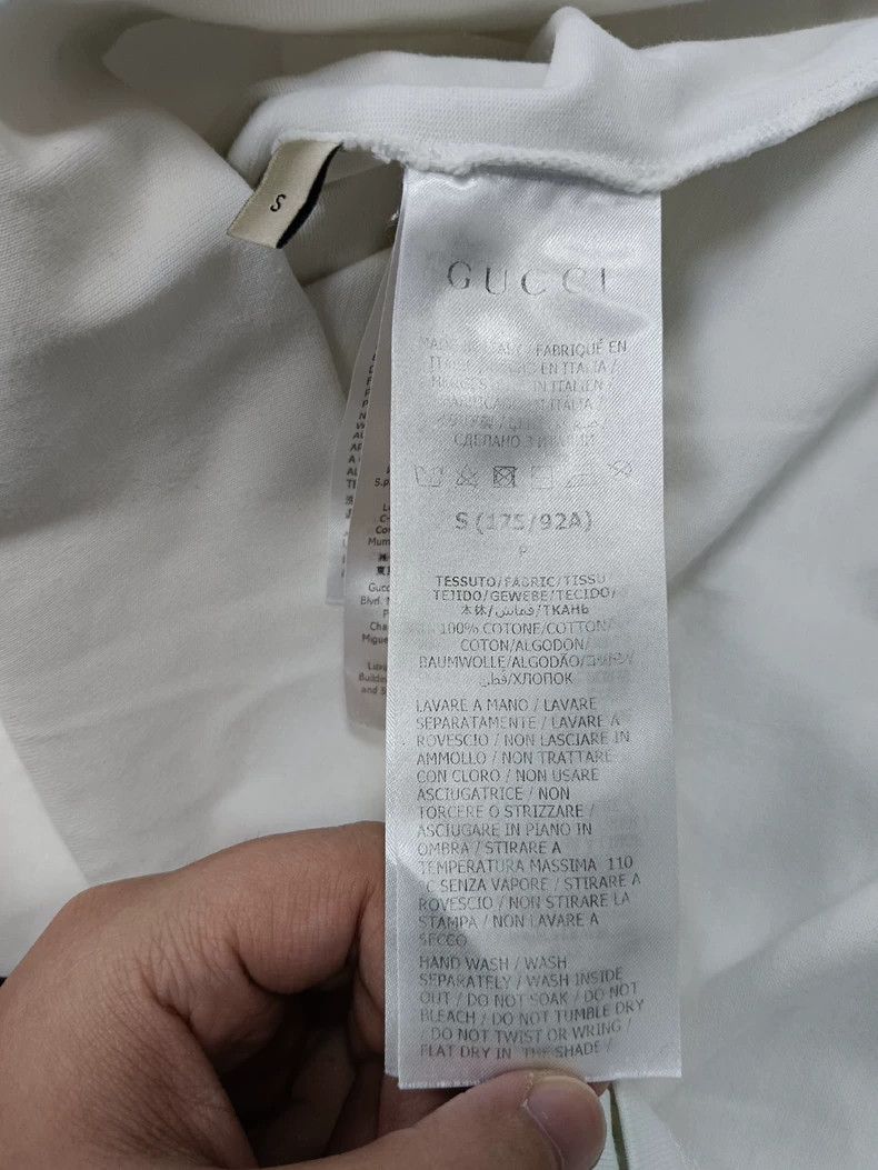 Gucci Gucci Classic letter logo short-sleeved T-shirt 2504-Nextar Size US S / EU 44-46 / 1 - 5 Thumbnail