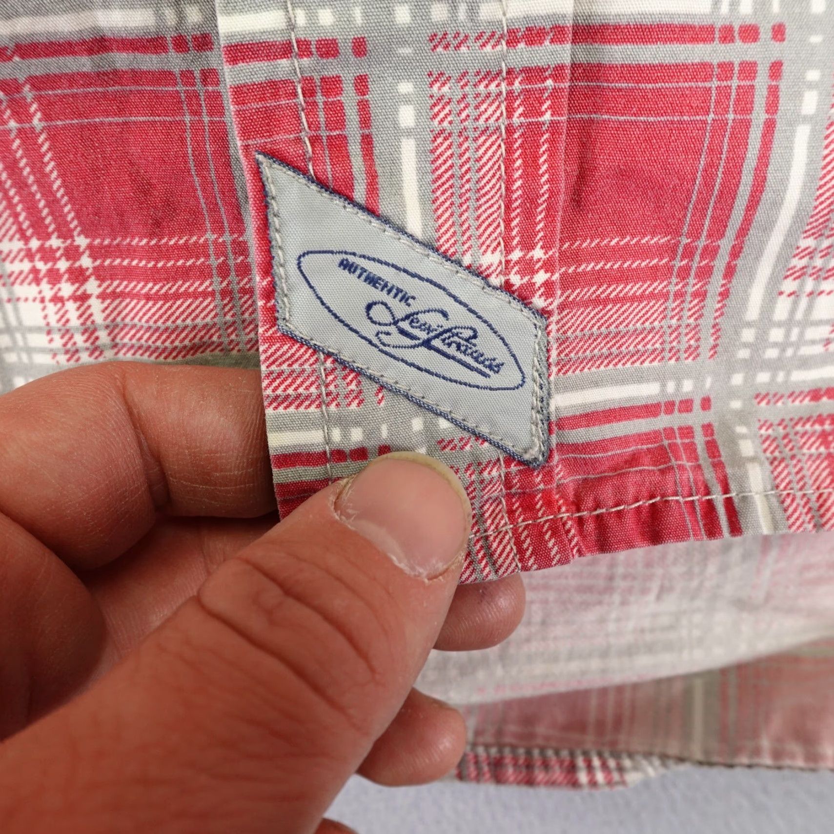 Levi's VINTAGE Levi's Shirt Men Medium Plaid Button-Up 90s Classic Cotton Twill Red Size US M / EU 48-50 / 2 - 6 Thumbnail