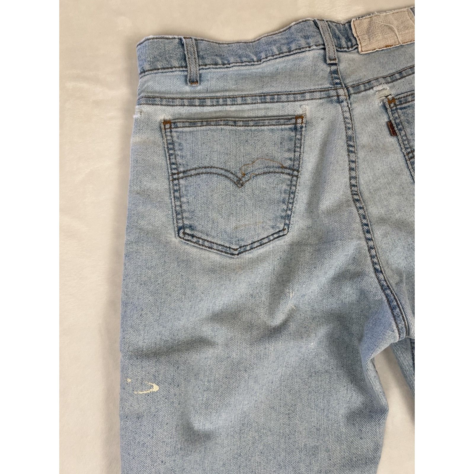 Levi's Vintage Levi's Orange Tab Flex Denim Size 34x32 Light Wash D Size US 34 / EU 50 - 10 Thumbnail