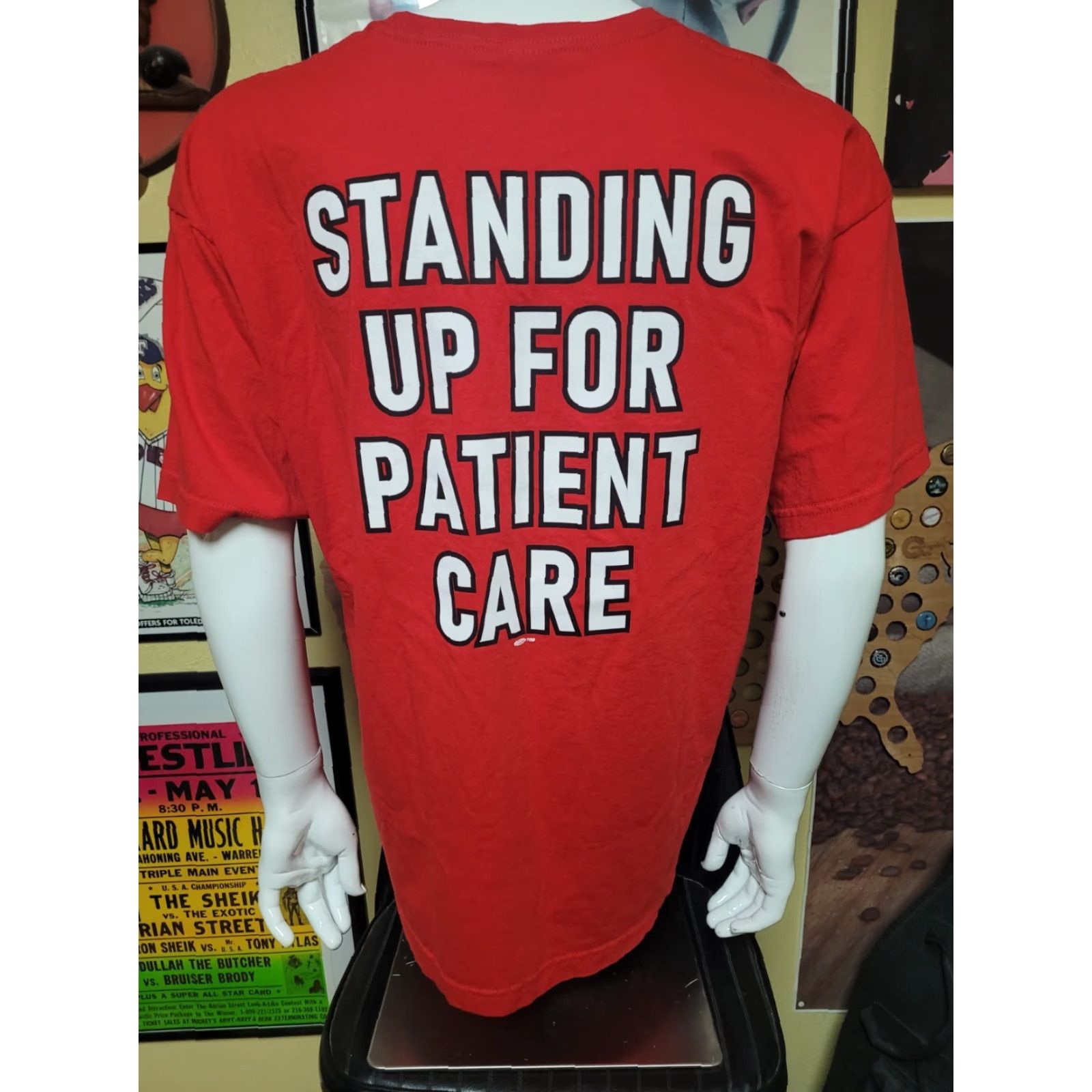 Vintage CWA RN Nursing Medical Labor Union Pride T Shirt XL Local 1168 Amherst NY Nice Size US XL / EU 56 / 4 - 3 Thumbnail