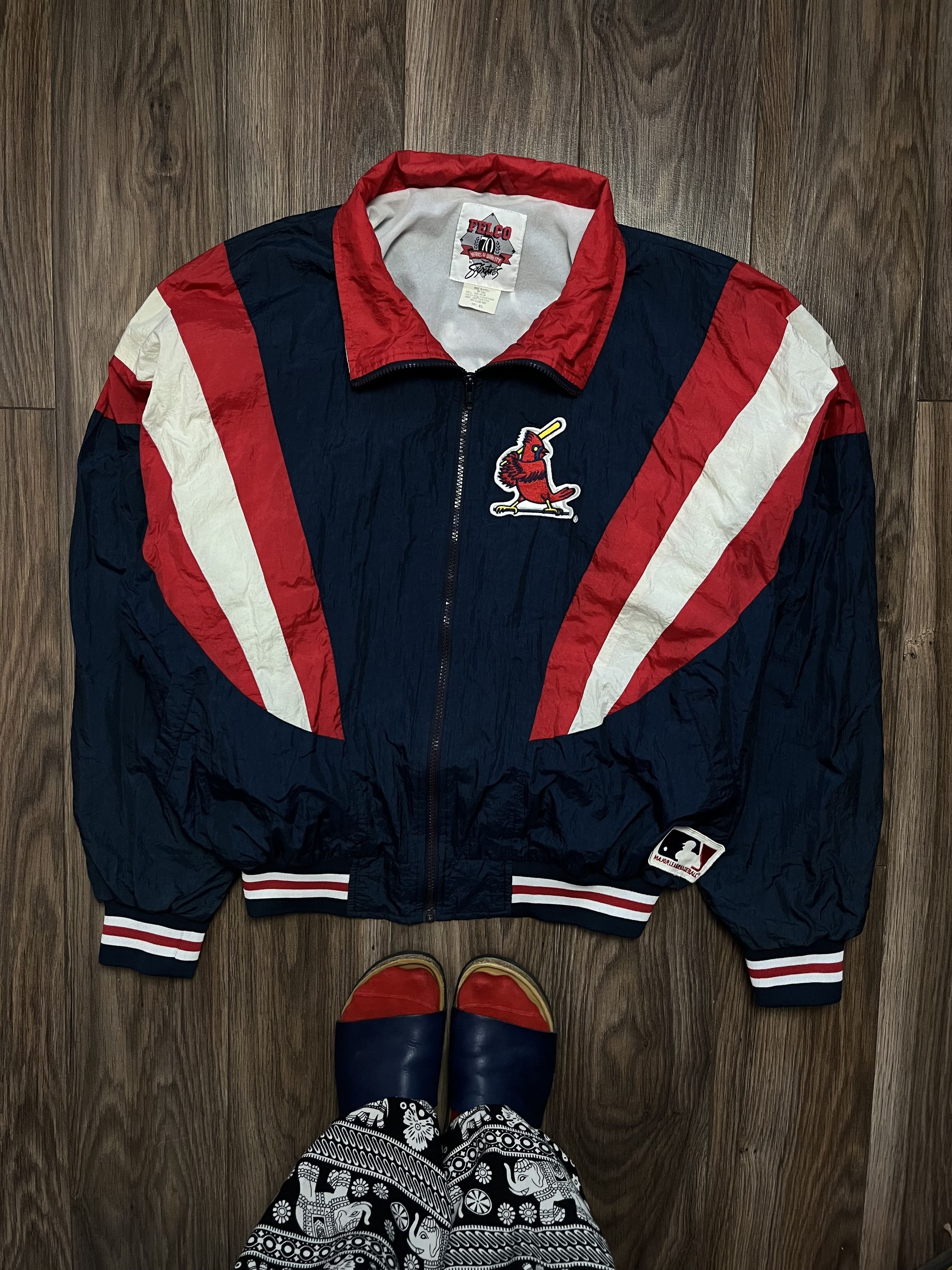 MLB × Vintage Vintage 90s St. Louis Cardinals Retro Jacket Made in Korea Size US XL / EU 56 / 4 - 1 Thumbnail