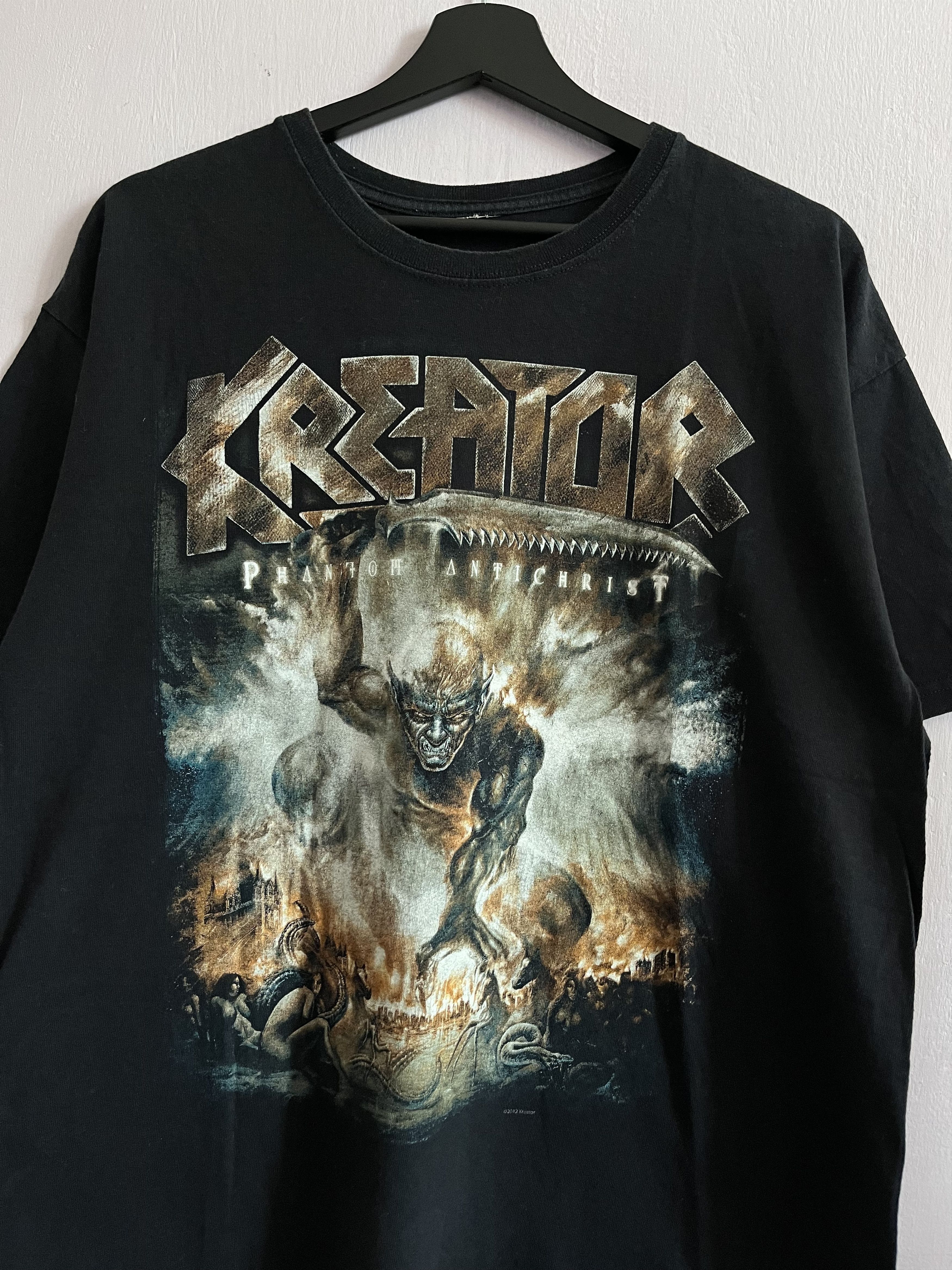 Band Tees Kreator Phantom Antichrist Shirt 2012 Rare Thrash Metal Tee Size US L / EU 52-54 / 3 - 3 Thumbnail