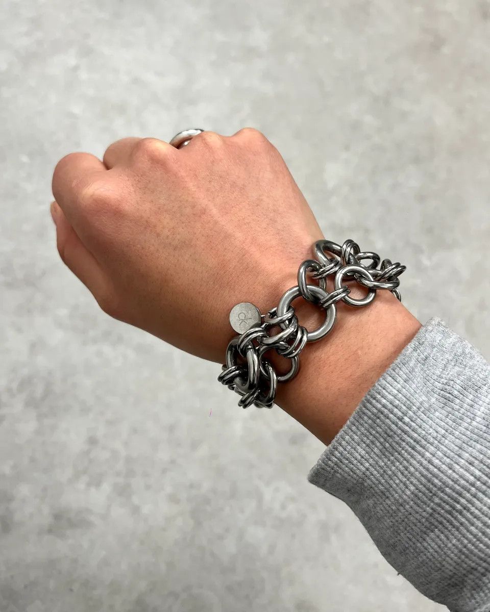 Calvin Klein Calvin Klein Silver Stainless Steel Link Bracelet Size ONE SIZE - 1 Thumbnail
